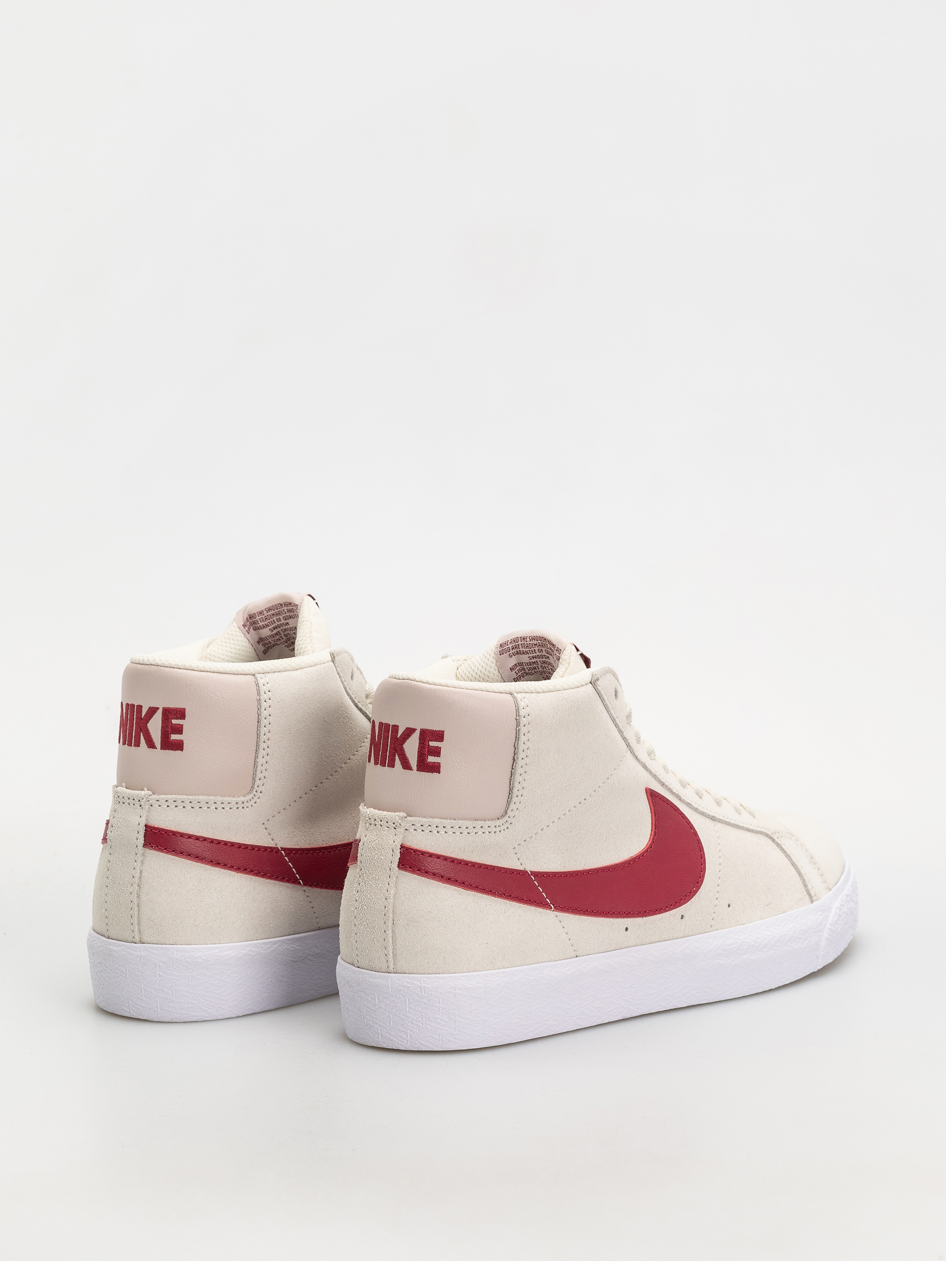 Nike SB Zoom Blazer Mid Schuhe (pale ivory/noble red silt red white)