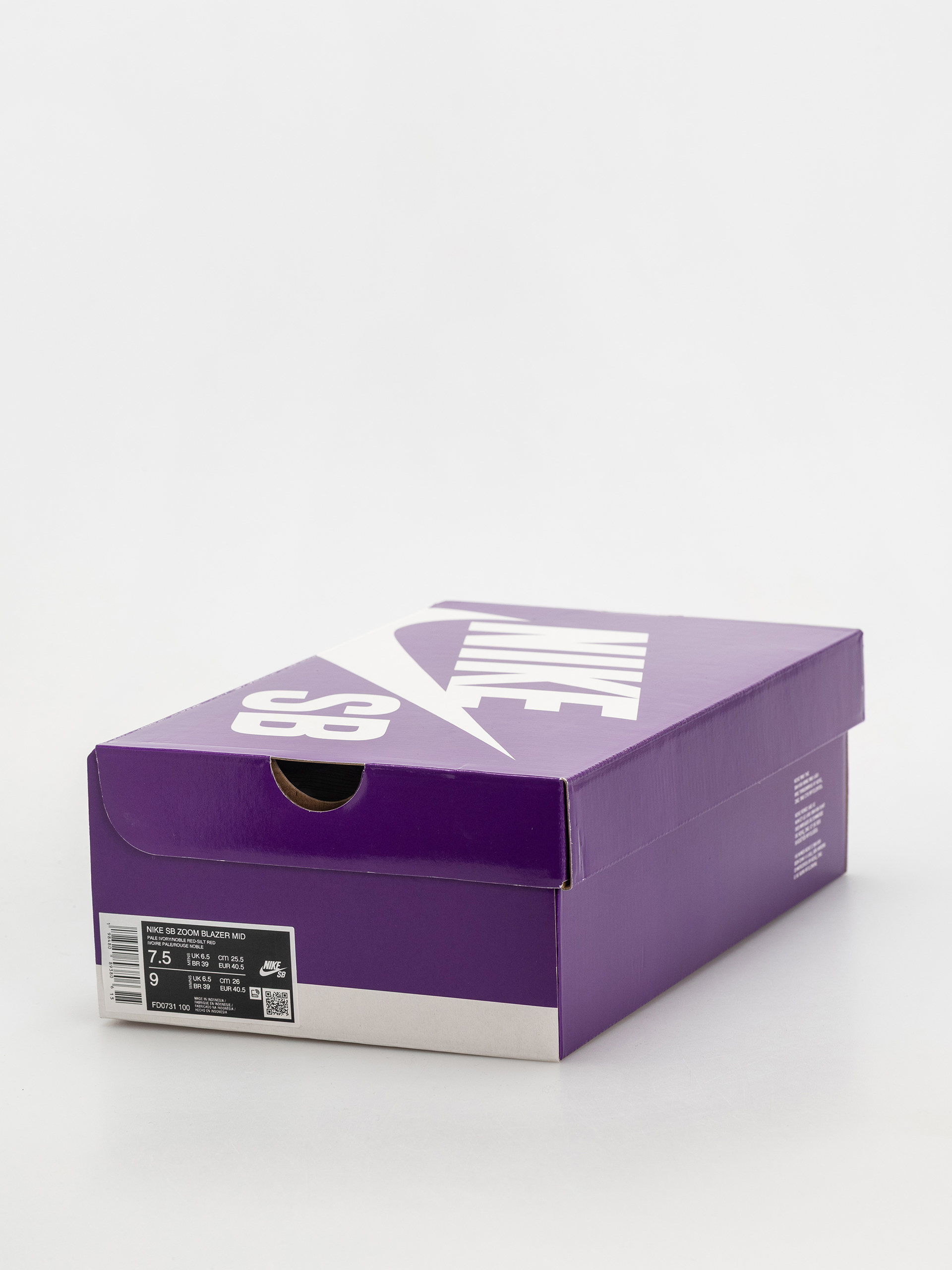 Nike SB Zoom Blazer Mid Shoes (pale ivory/noble red silt red white)