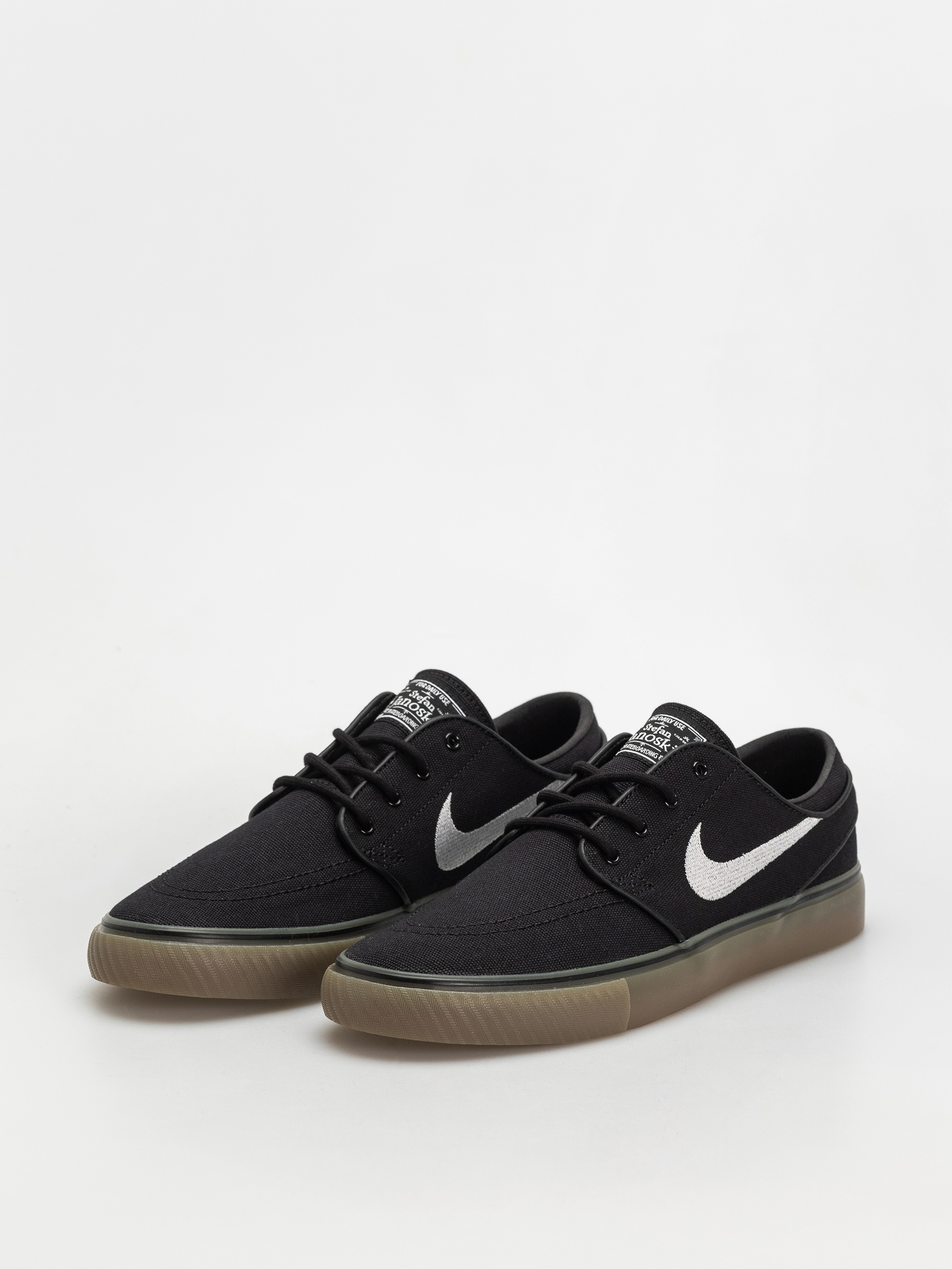 Nike SB Zoom Janoski Og+ Canvas Shoes (black/white black white)