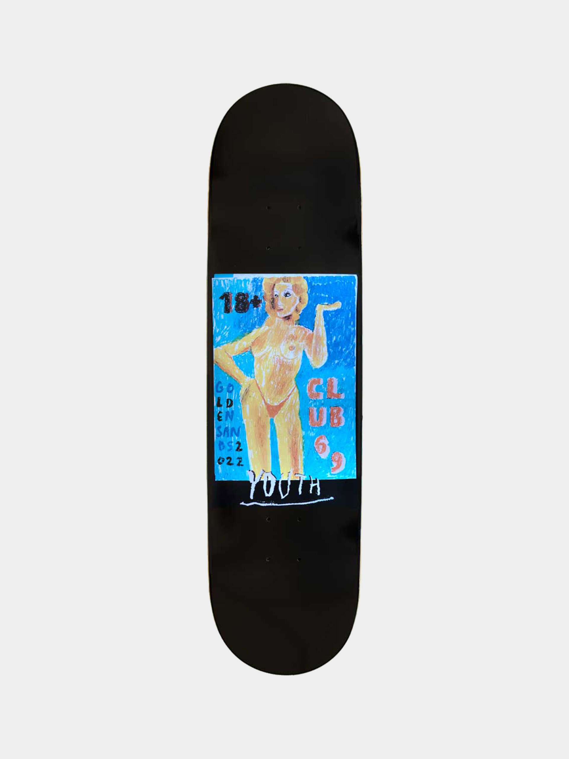 Youth Skateboards Deck Golden Sands (black)