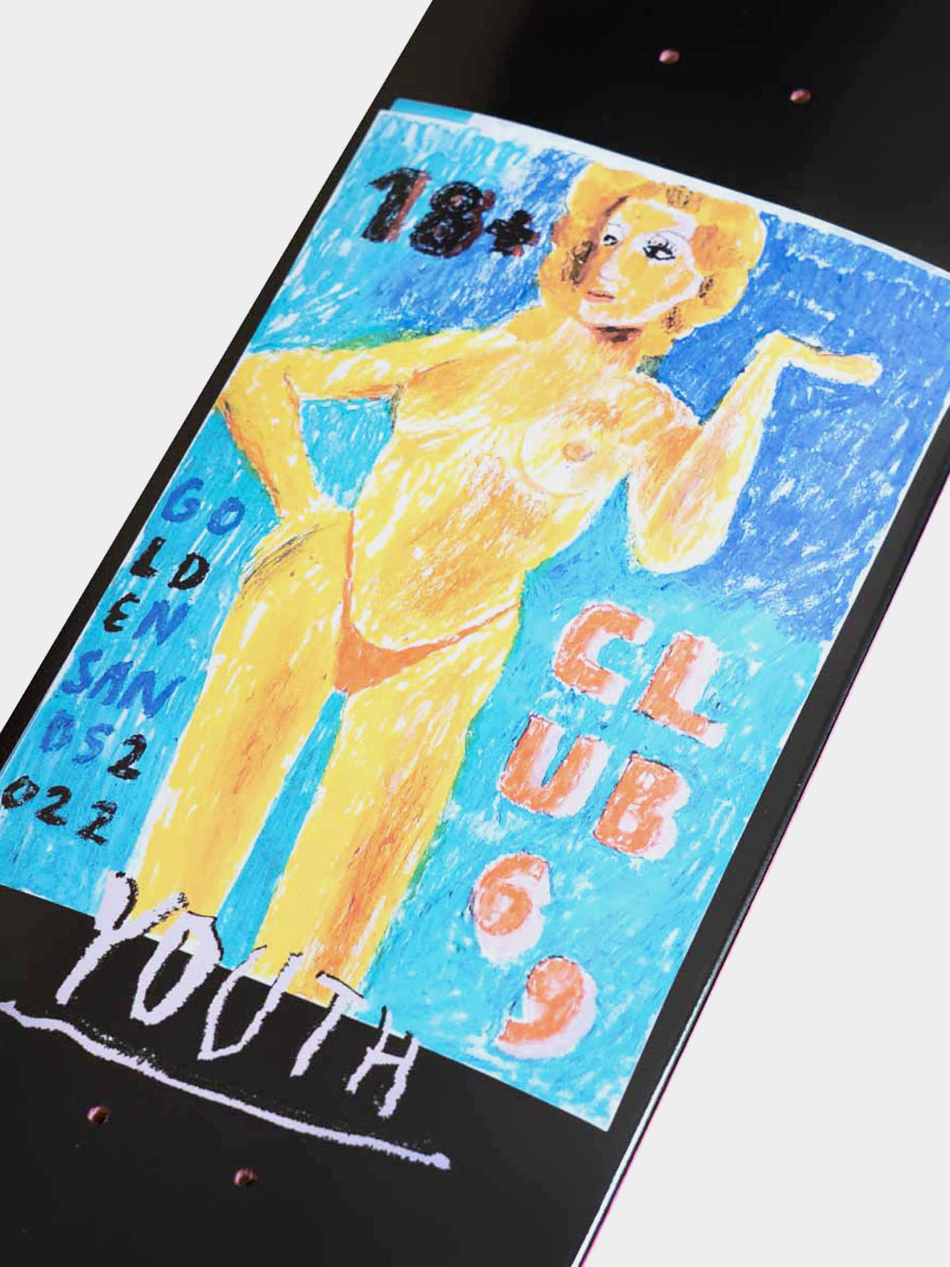 Youth Skateboards Deck Golden Sands (black)