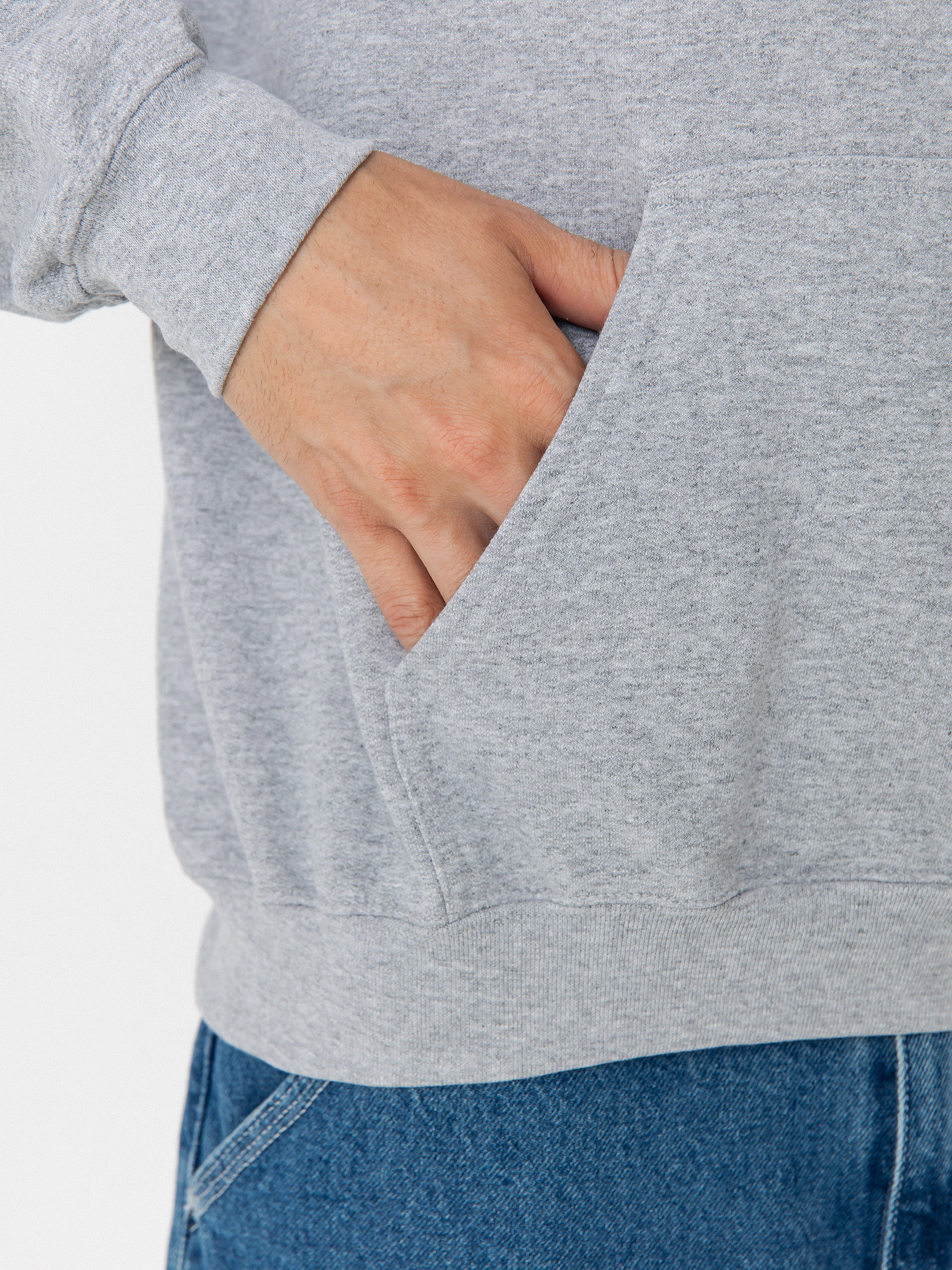 Thrasher Who Cares By Neckface HD Hoodie (grey)