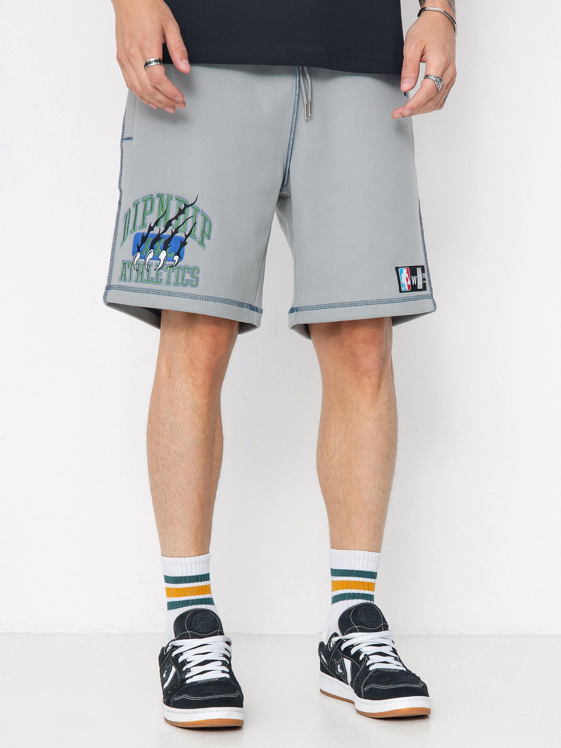RipNDip Athletics Mesh Shorts - grey (ash heather)