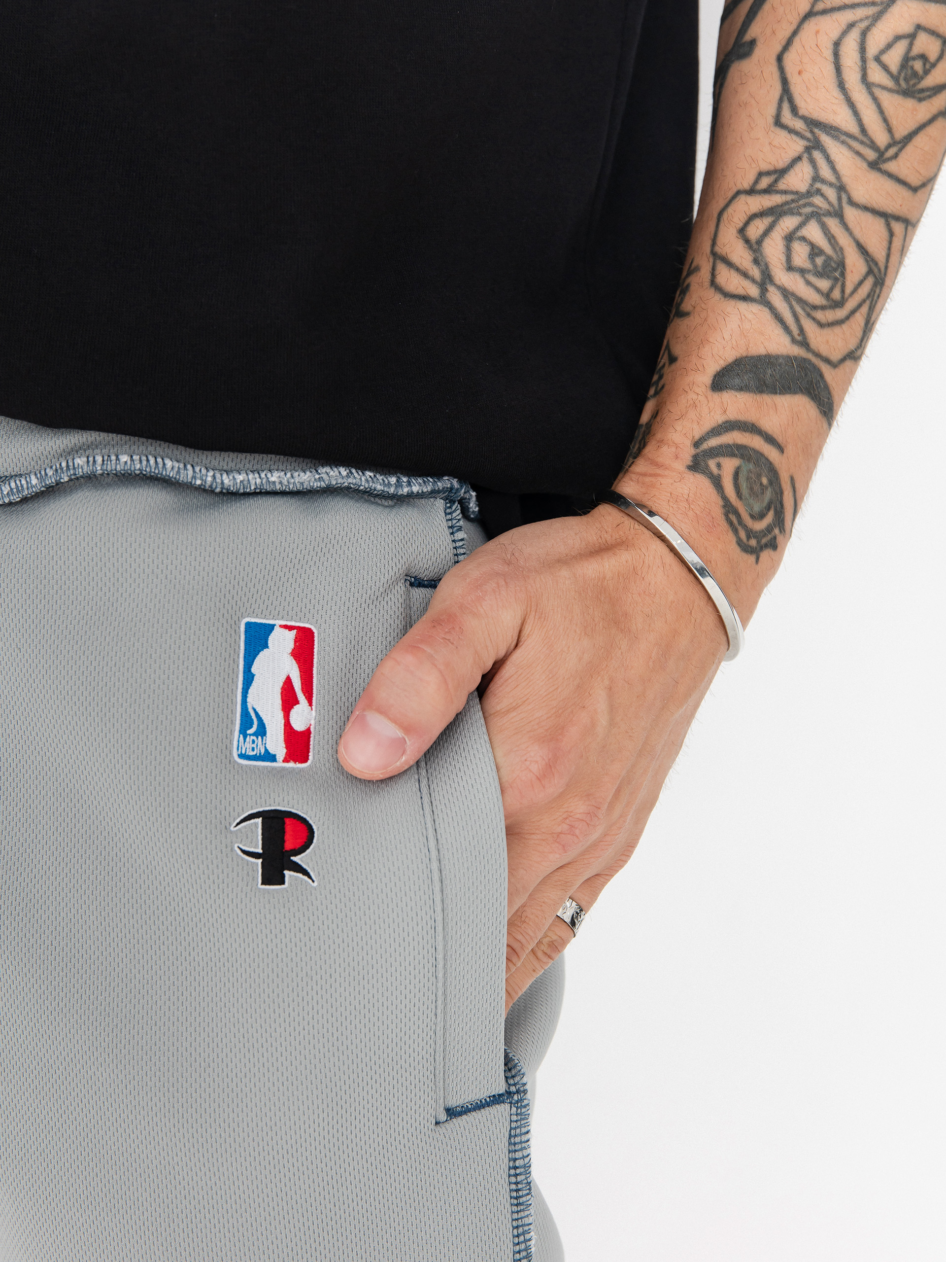 RipNDip Athletics Mesh Shorts (ash heather)