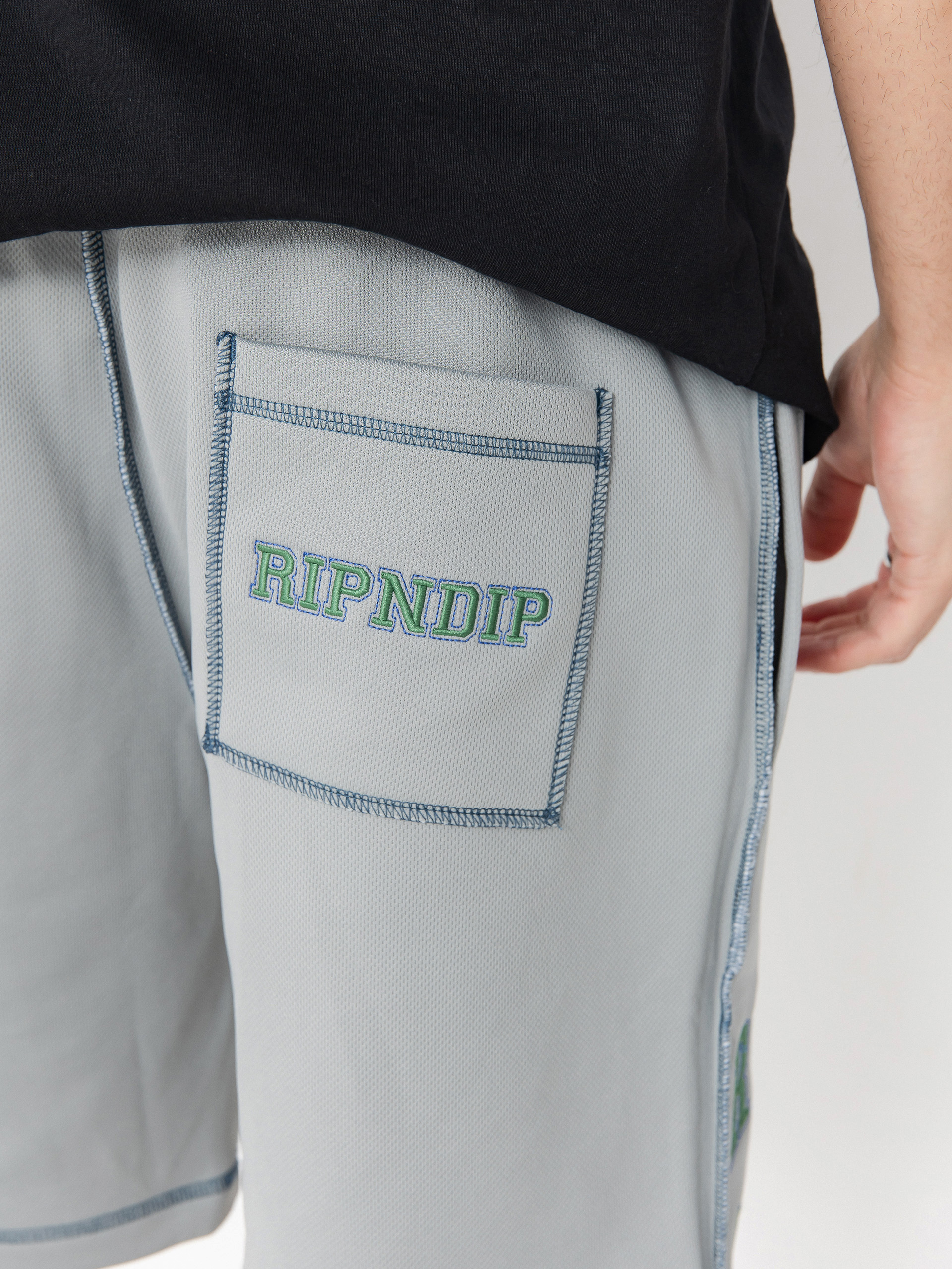 RipNDip Athletics Mesh Shorts (ash heather)