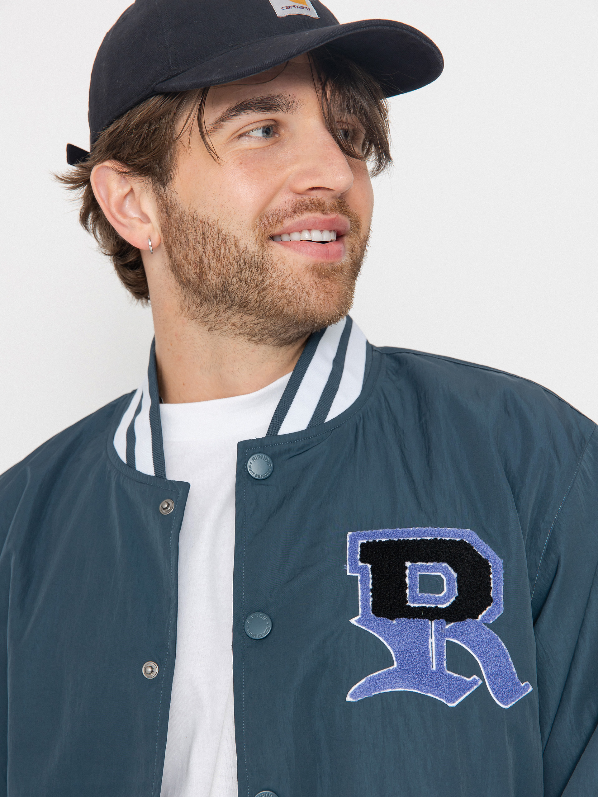 RipNDip Athletics Stadium Jacke (navy)