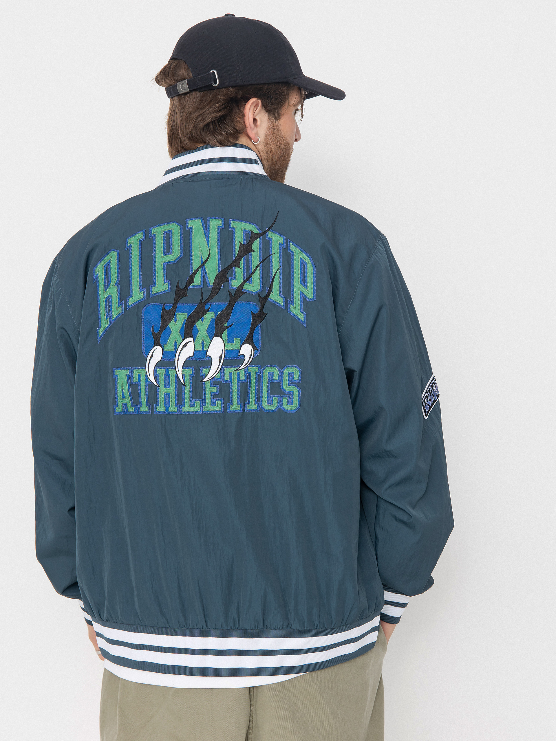 RipNDip Athletics Stadium Jacke (navy)