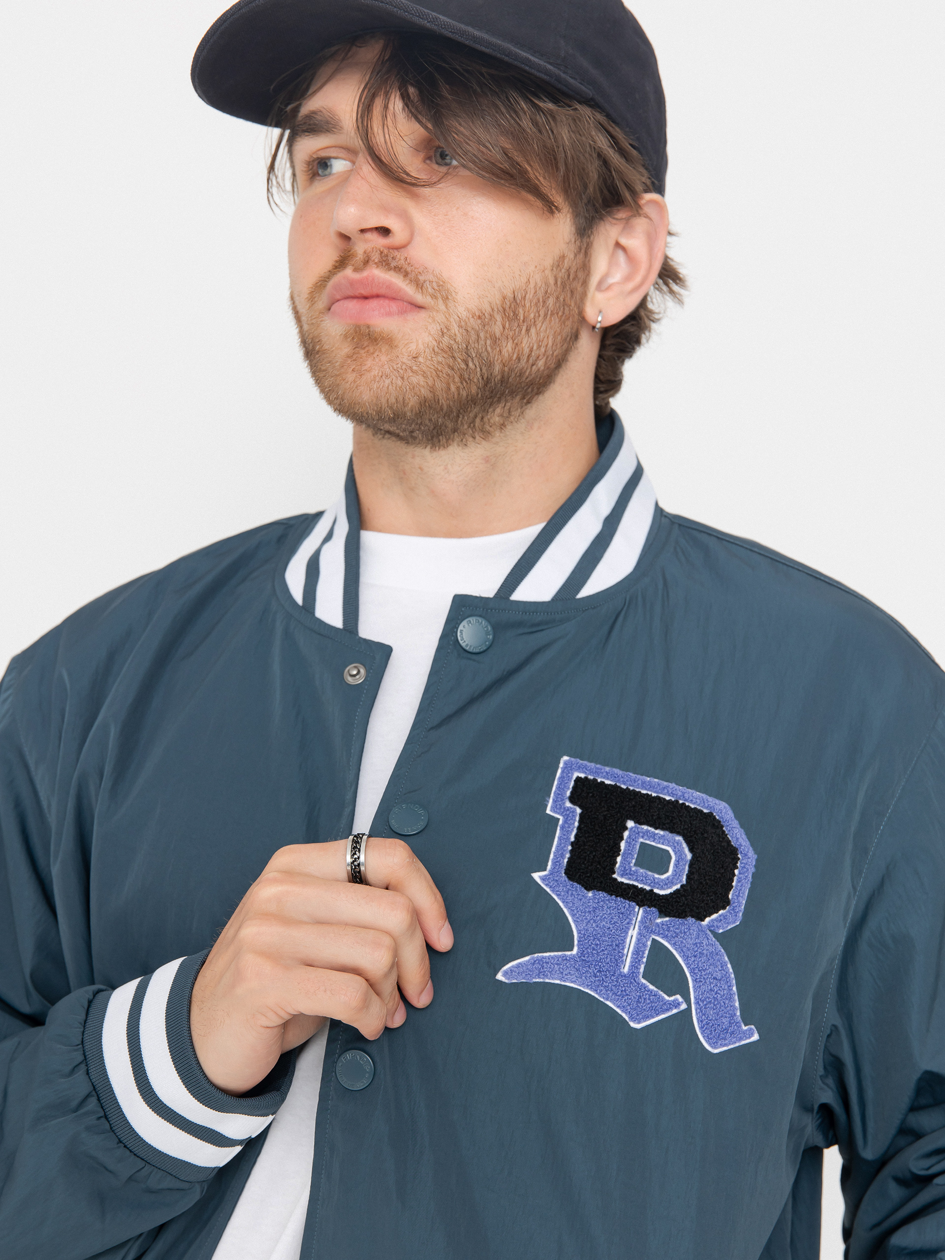RipNDip Athletics Stadium Jacke (navy)