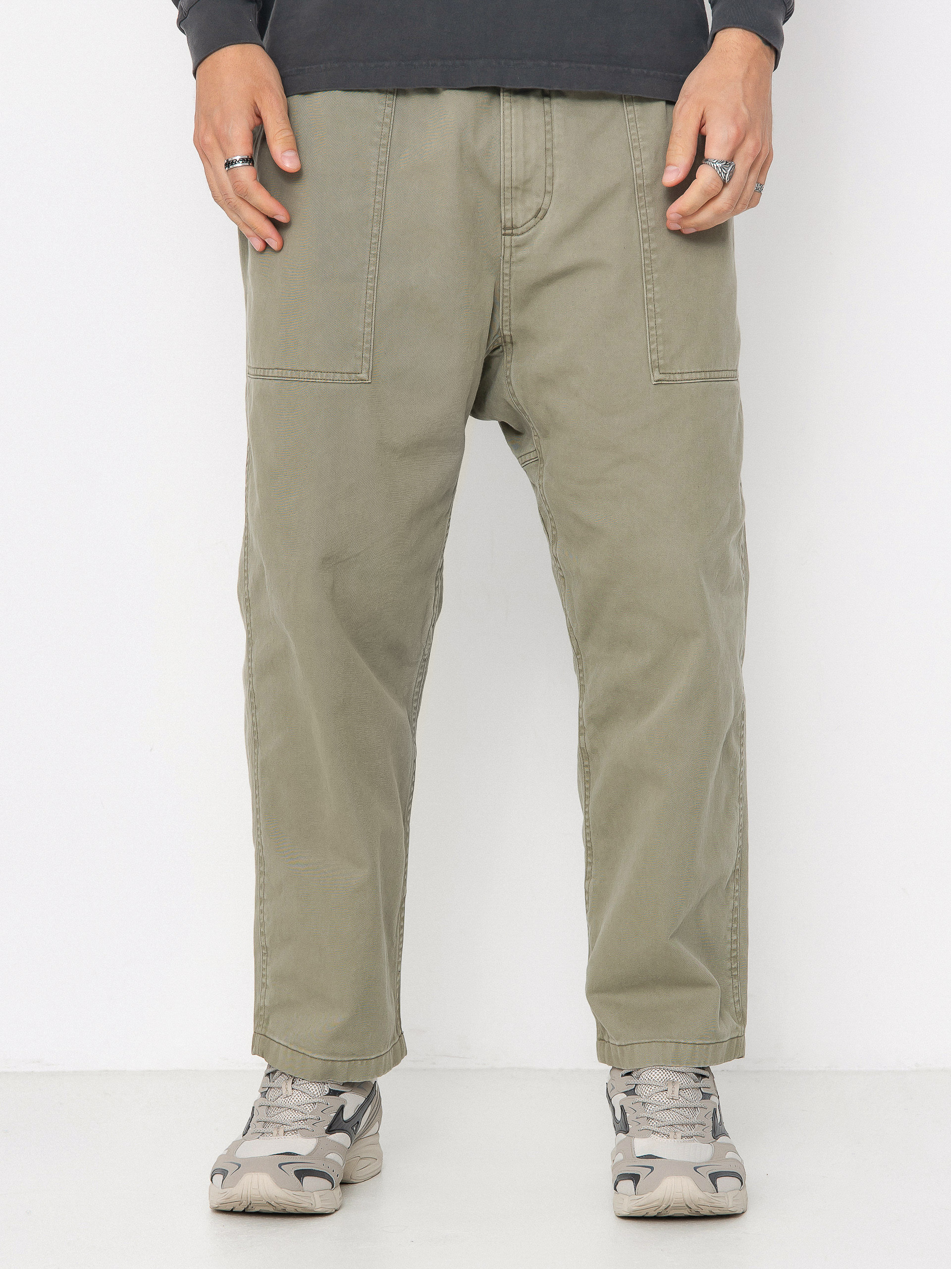 Gramicci Loose Tapered Pants - brown (herb pigment)
