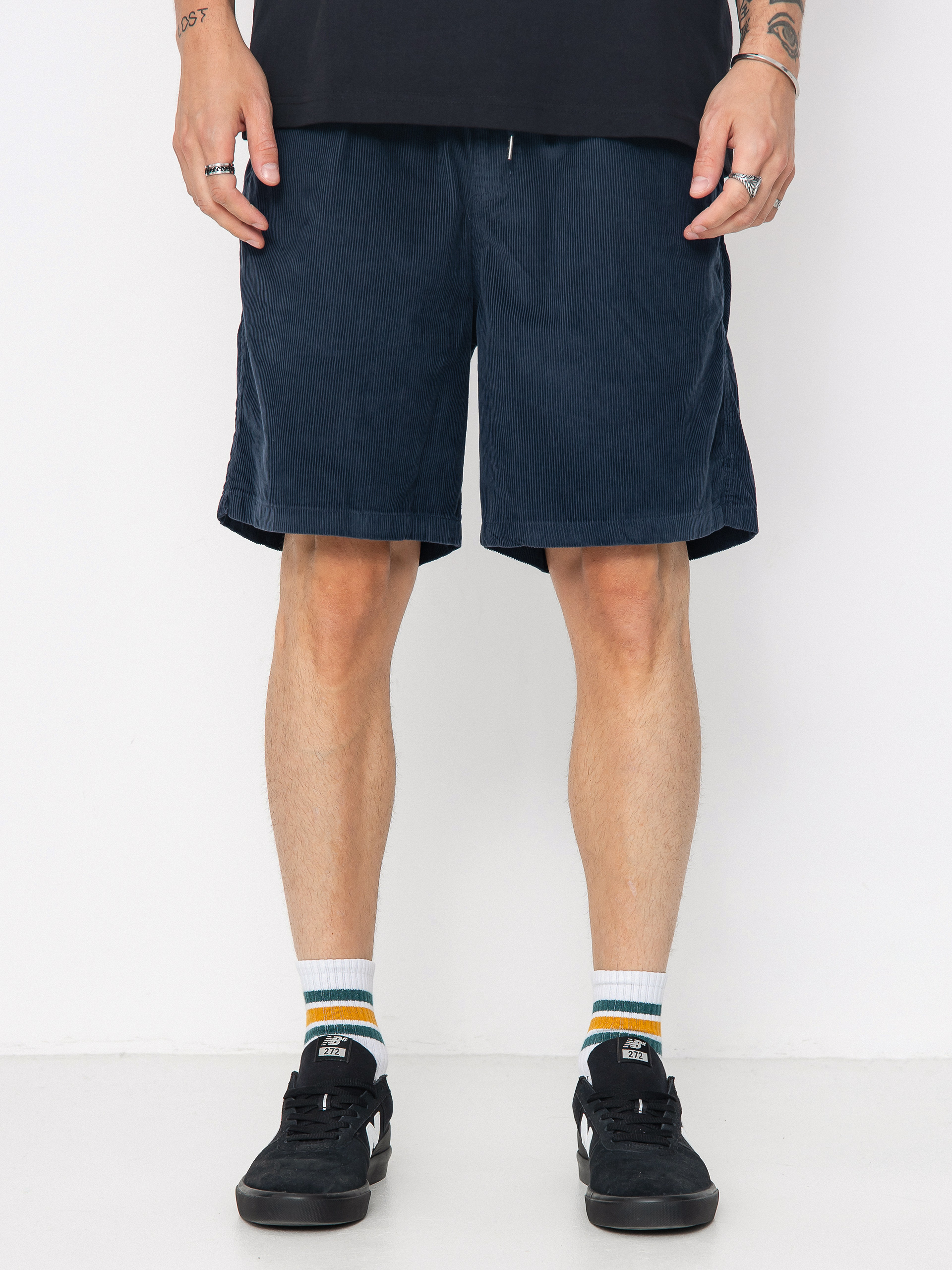 Quiksilver Taxer Cord Shorts - navy blue (dark navy)