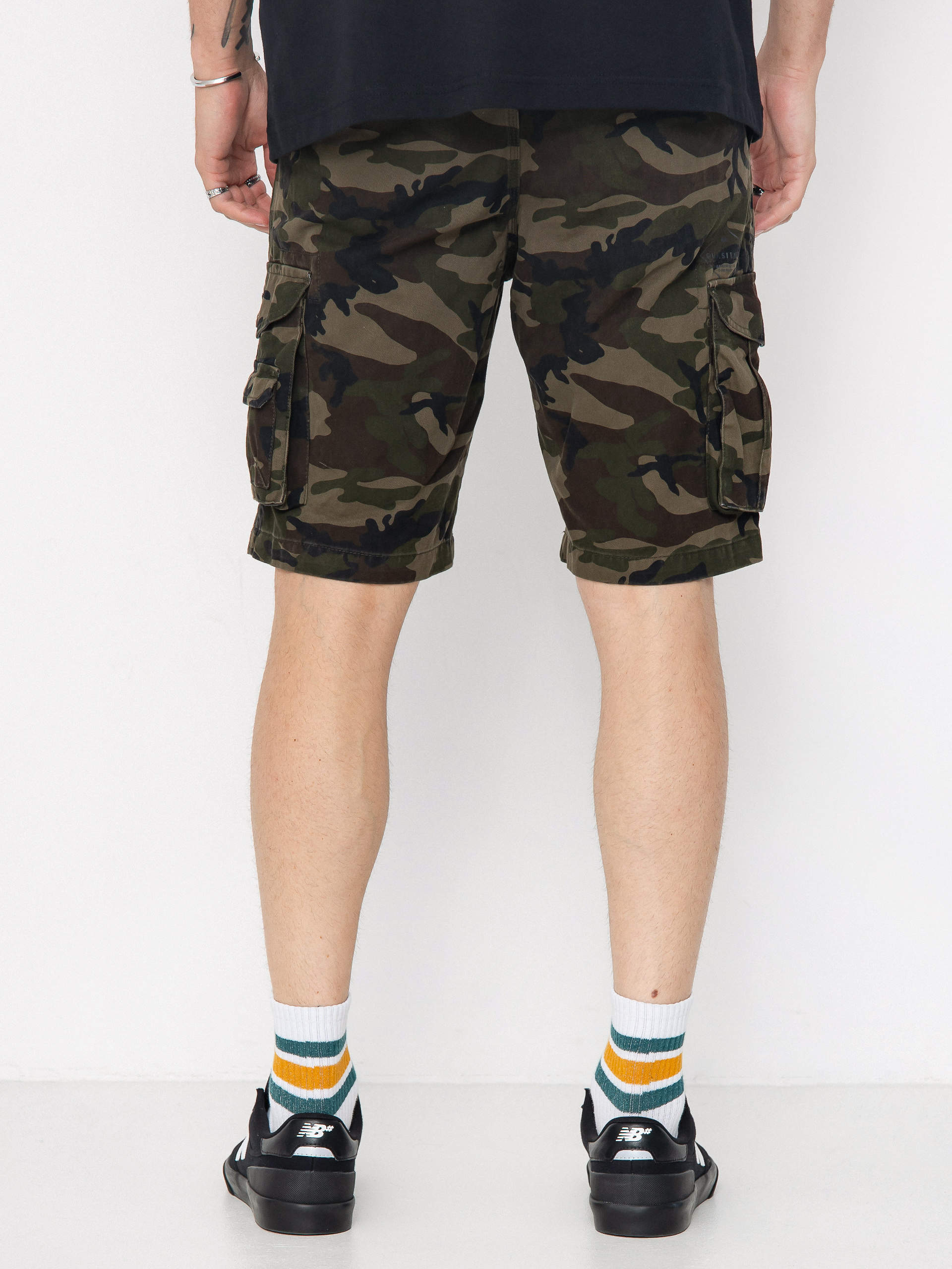 Quiksilver Crucial Battle Cargo Shorts (camo print crucial battle)