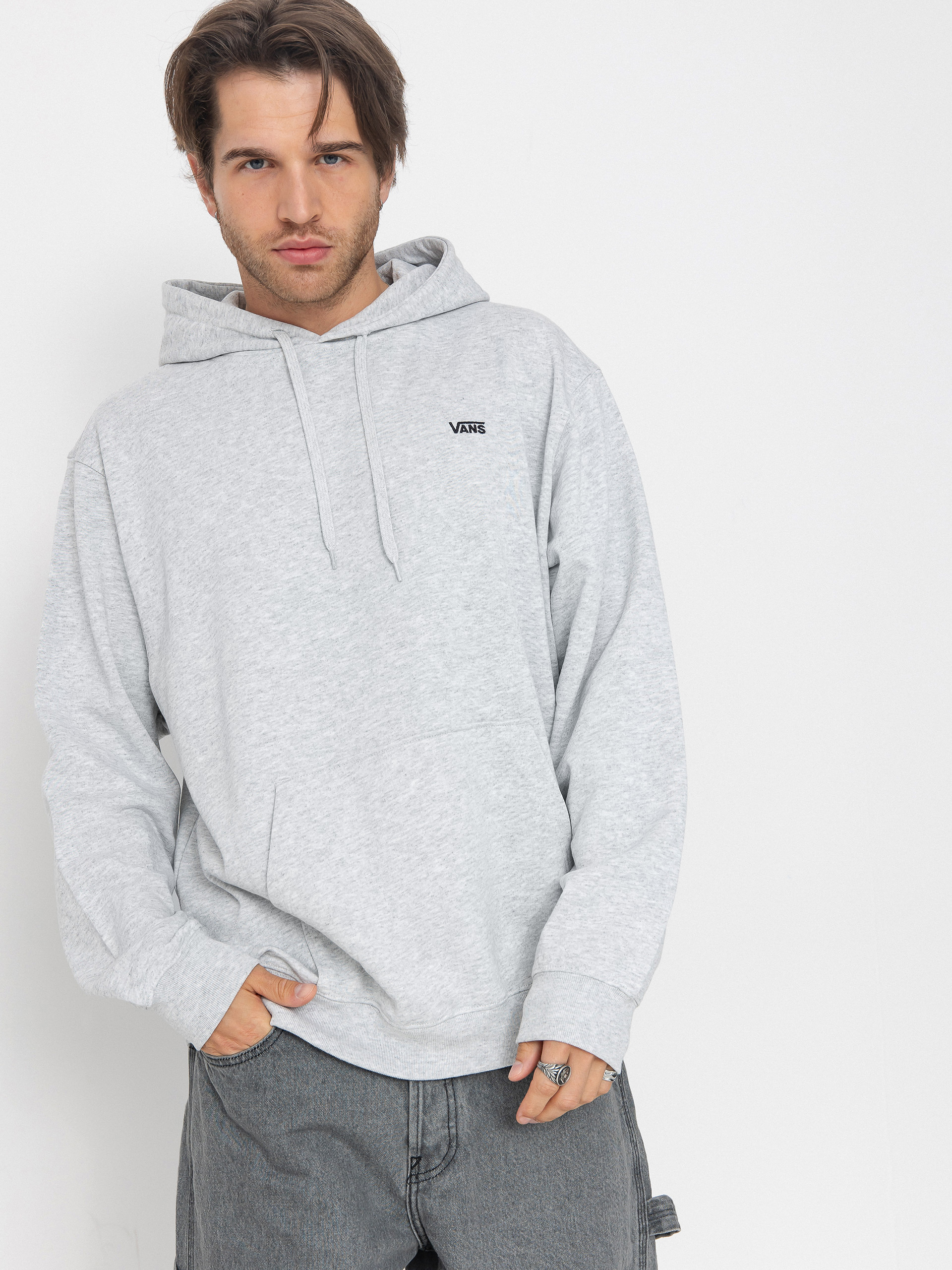 Vans Left Chest II Loose HD Hoodie (light grey heather)