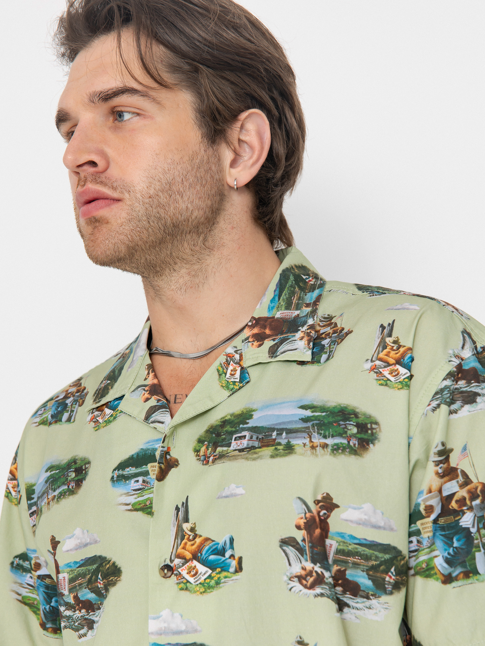 Element Sbxe Camp Shirt (oyster gray)