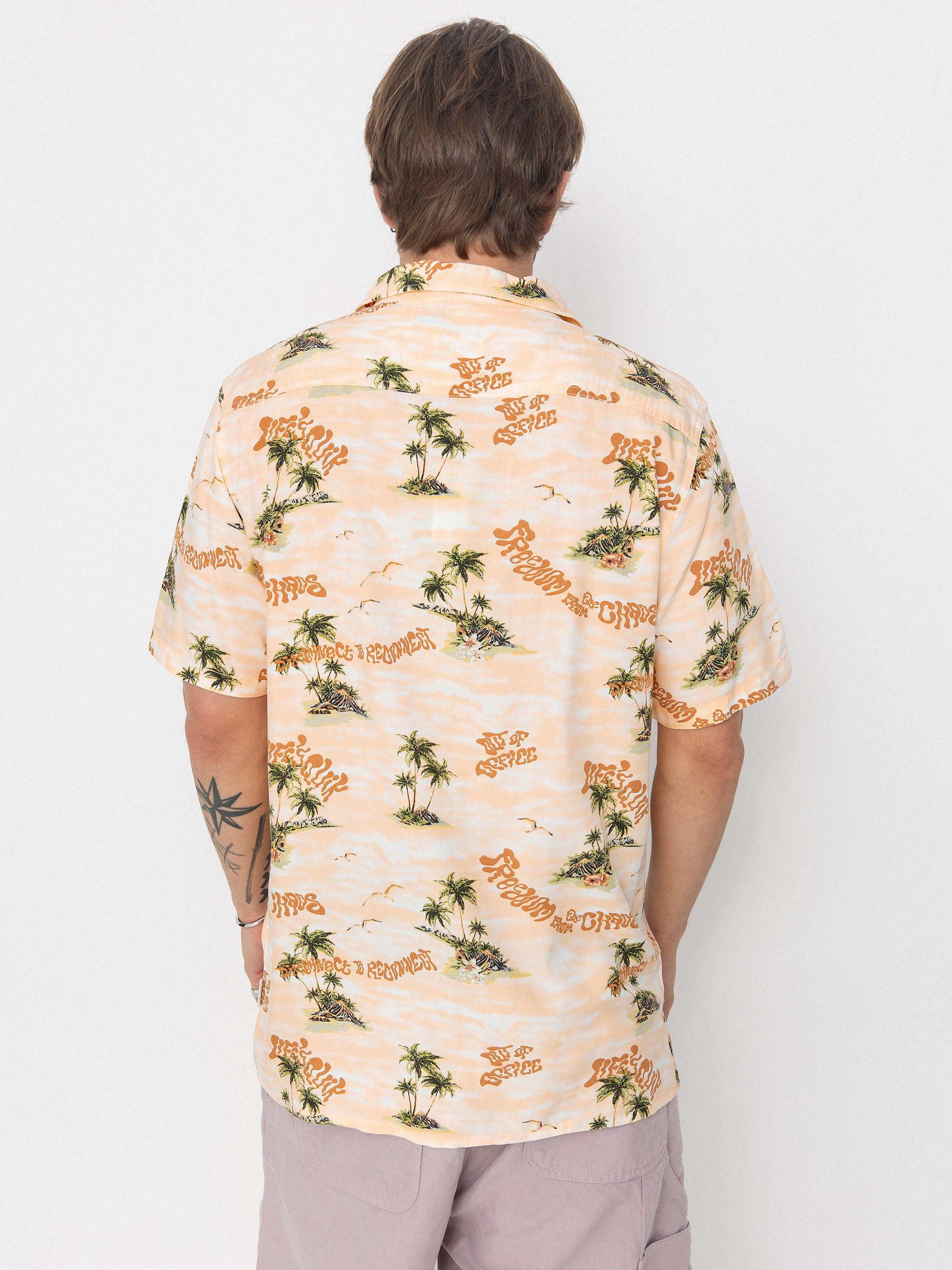 Quiksilver Safe Paradise Hemd (peach parfait naturama)