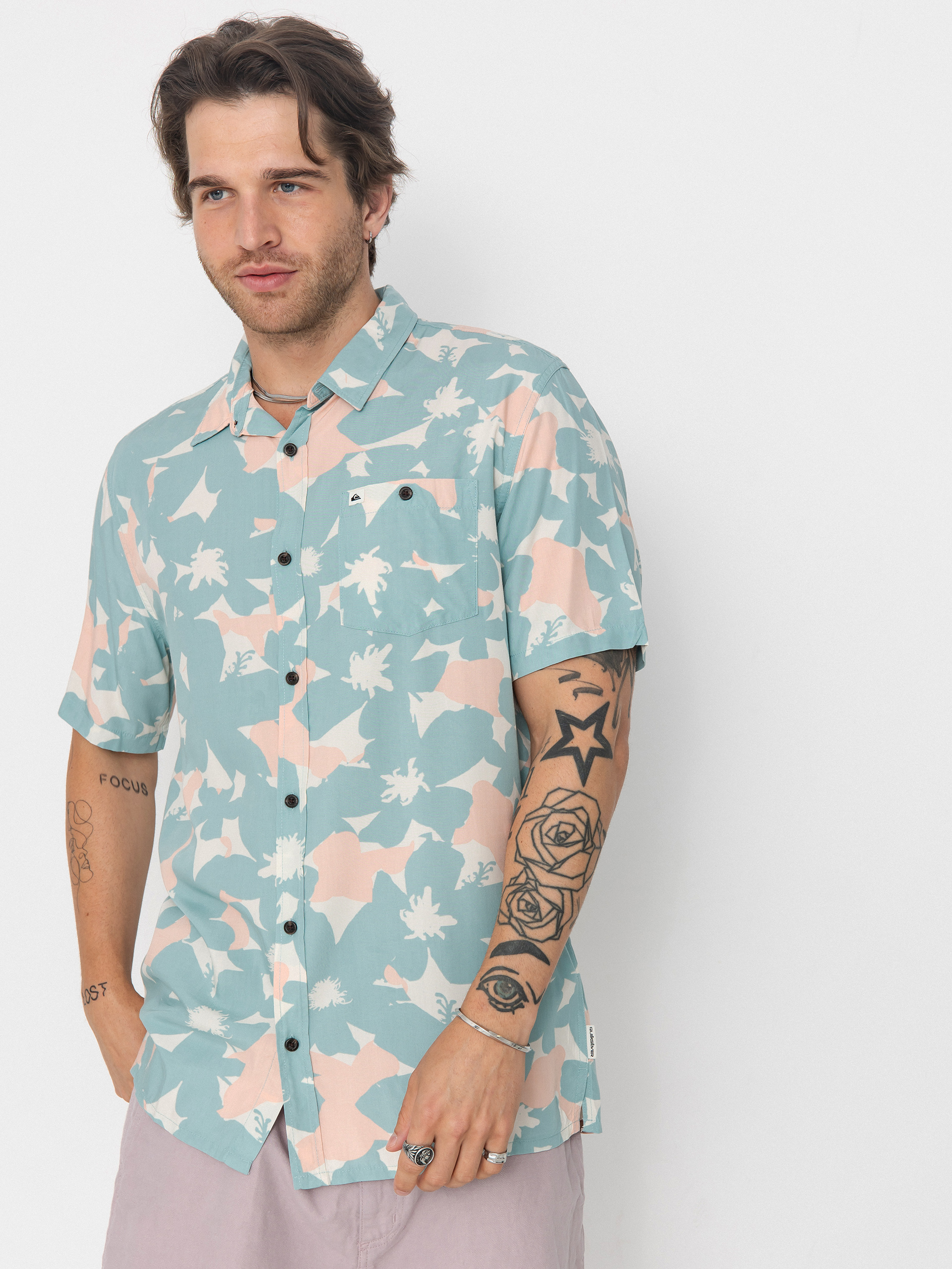 Quiksilver Safe Paradise Shirt (aquifer handtman)