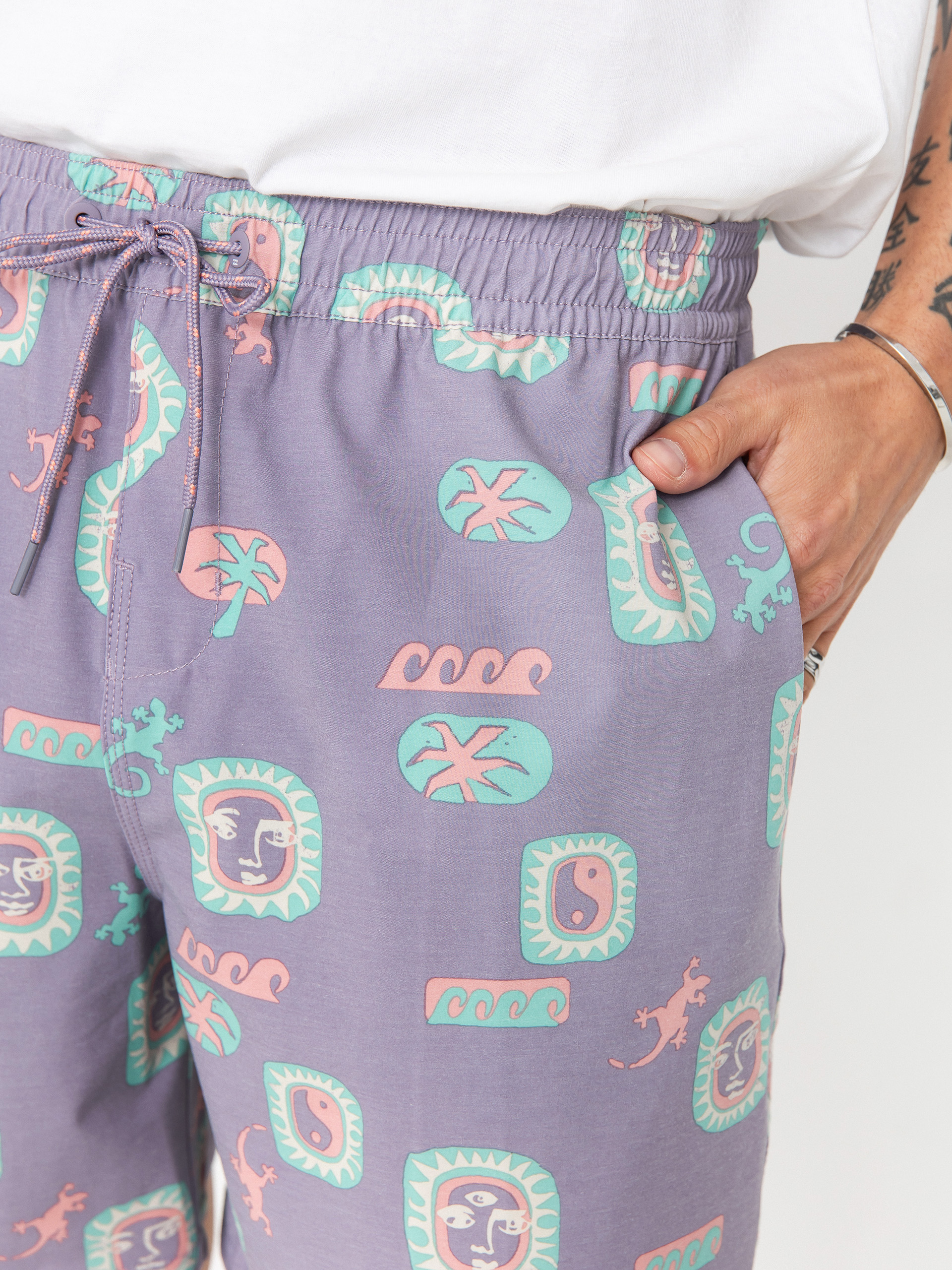 Billabong Shorts Wasted Times (purple ash)