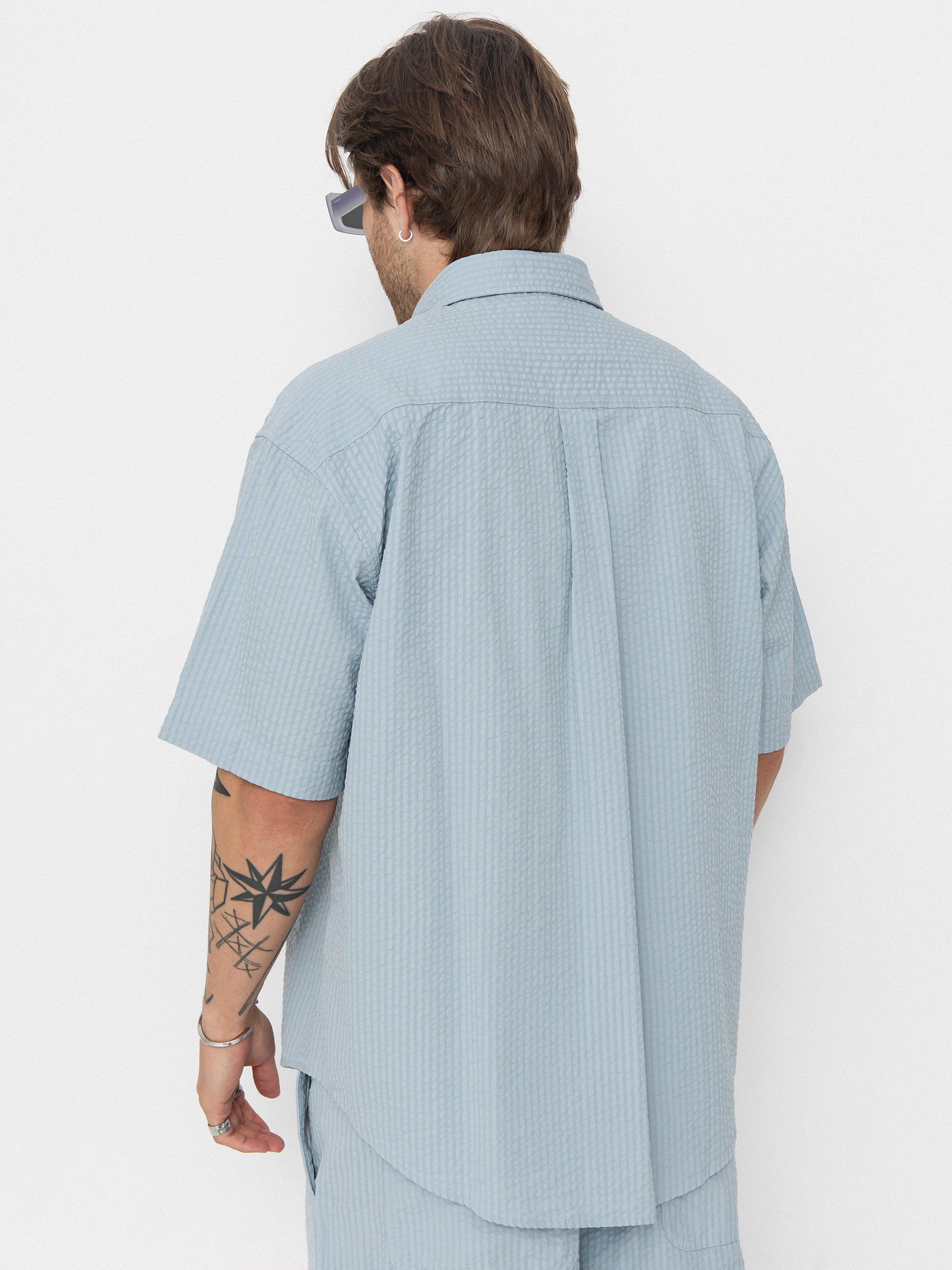 Carhartt WIP Toland Shirt (toland stripe/blue fog)