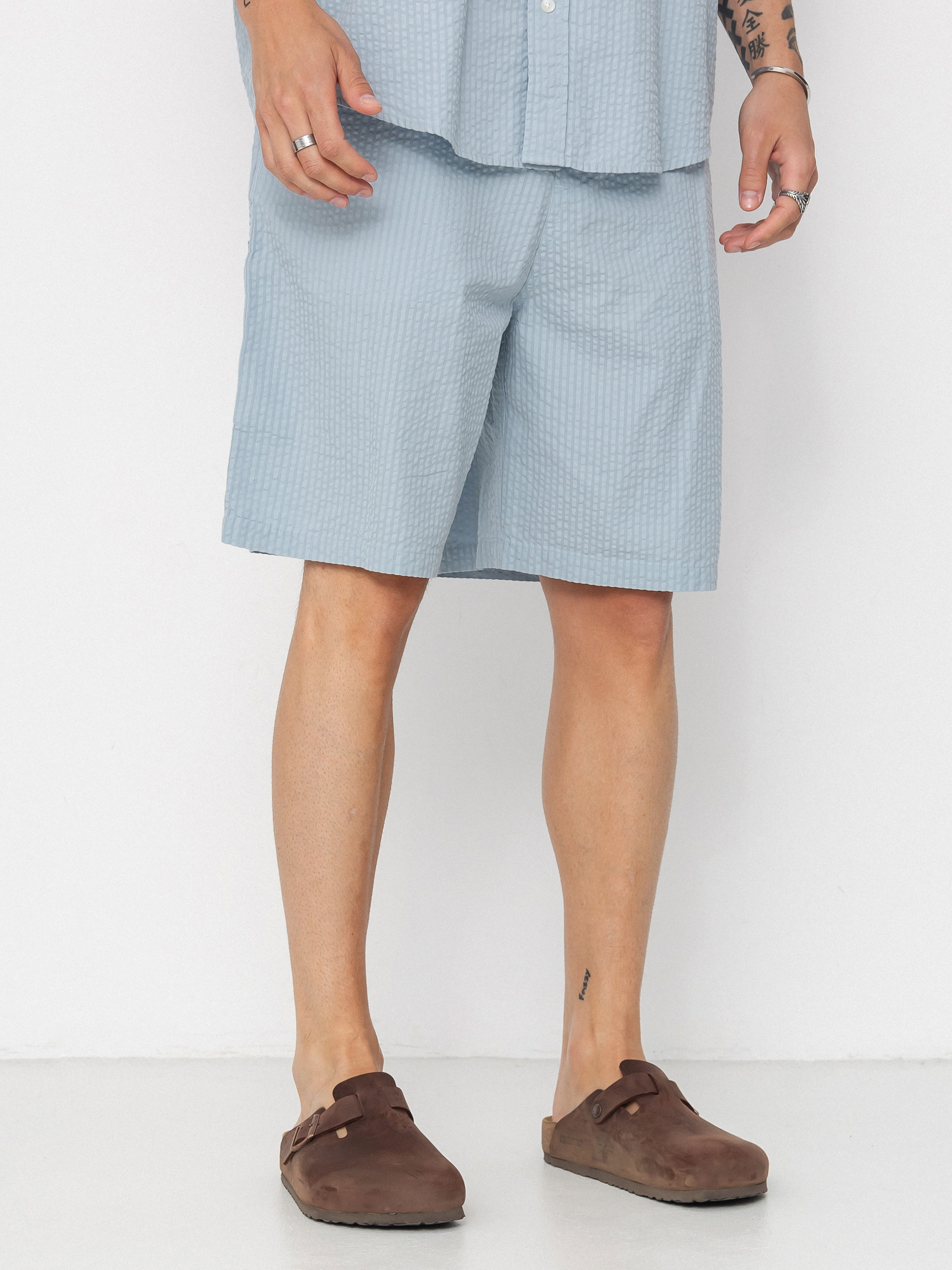 Carhartt WIP Toland Shorts (toland stripe/blue fog)