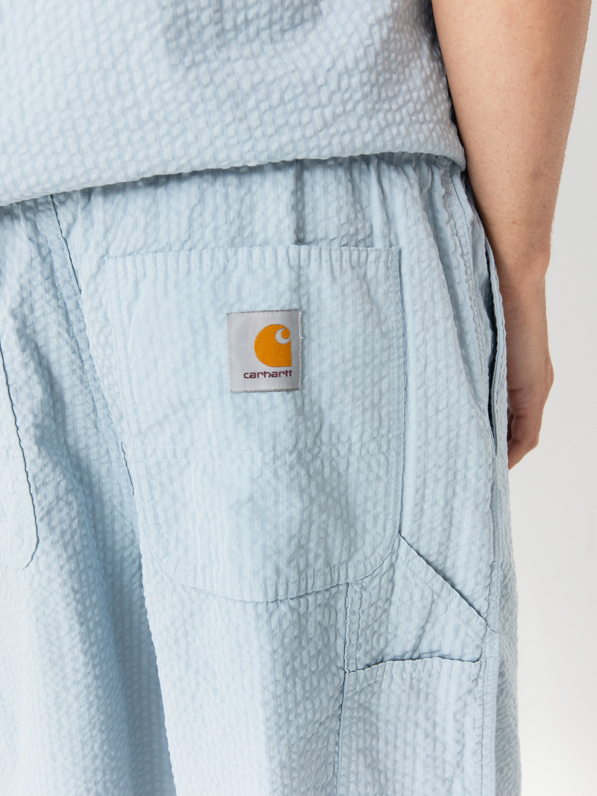 Carhartt WIP Toland Shorts (toland stripe/blue fog)