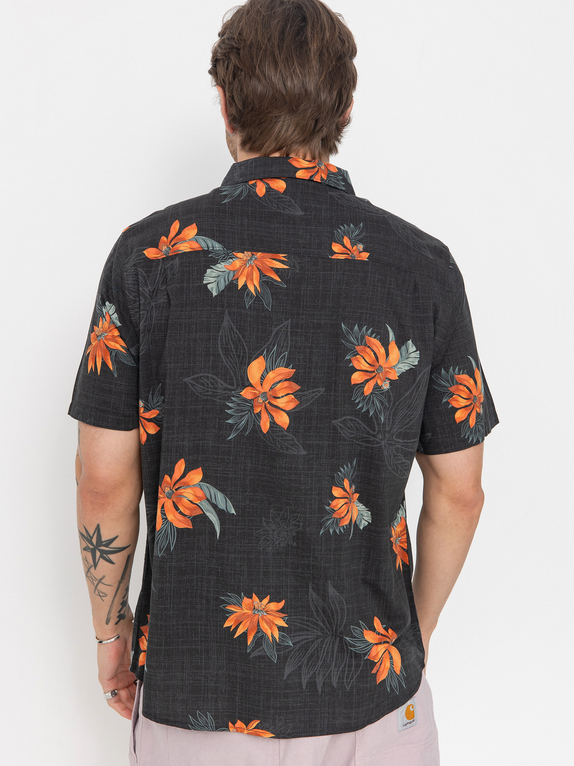 Salty Crew Shirt Bloomin (black)