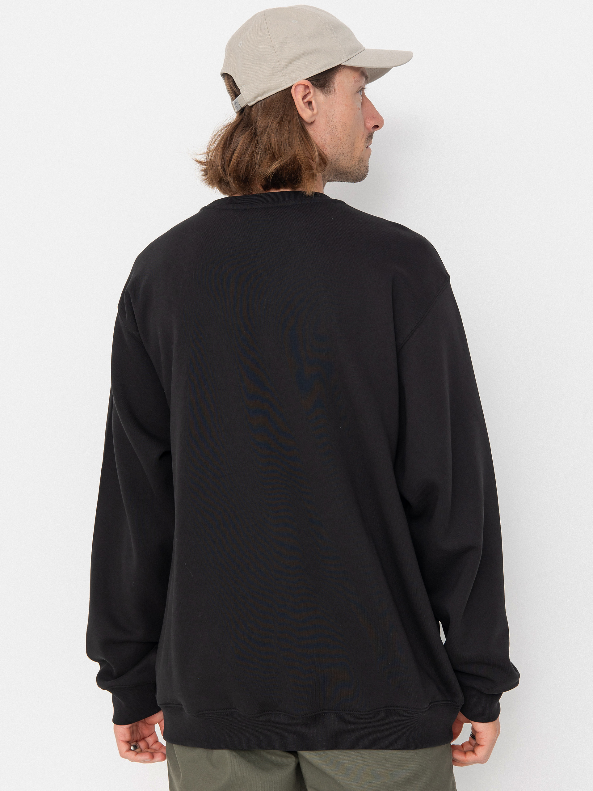 Vans Left Chest II Loose Crew Sweatshirt (black)