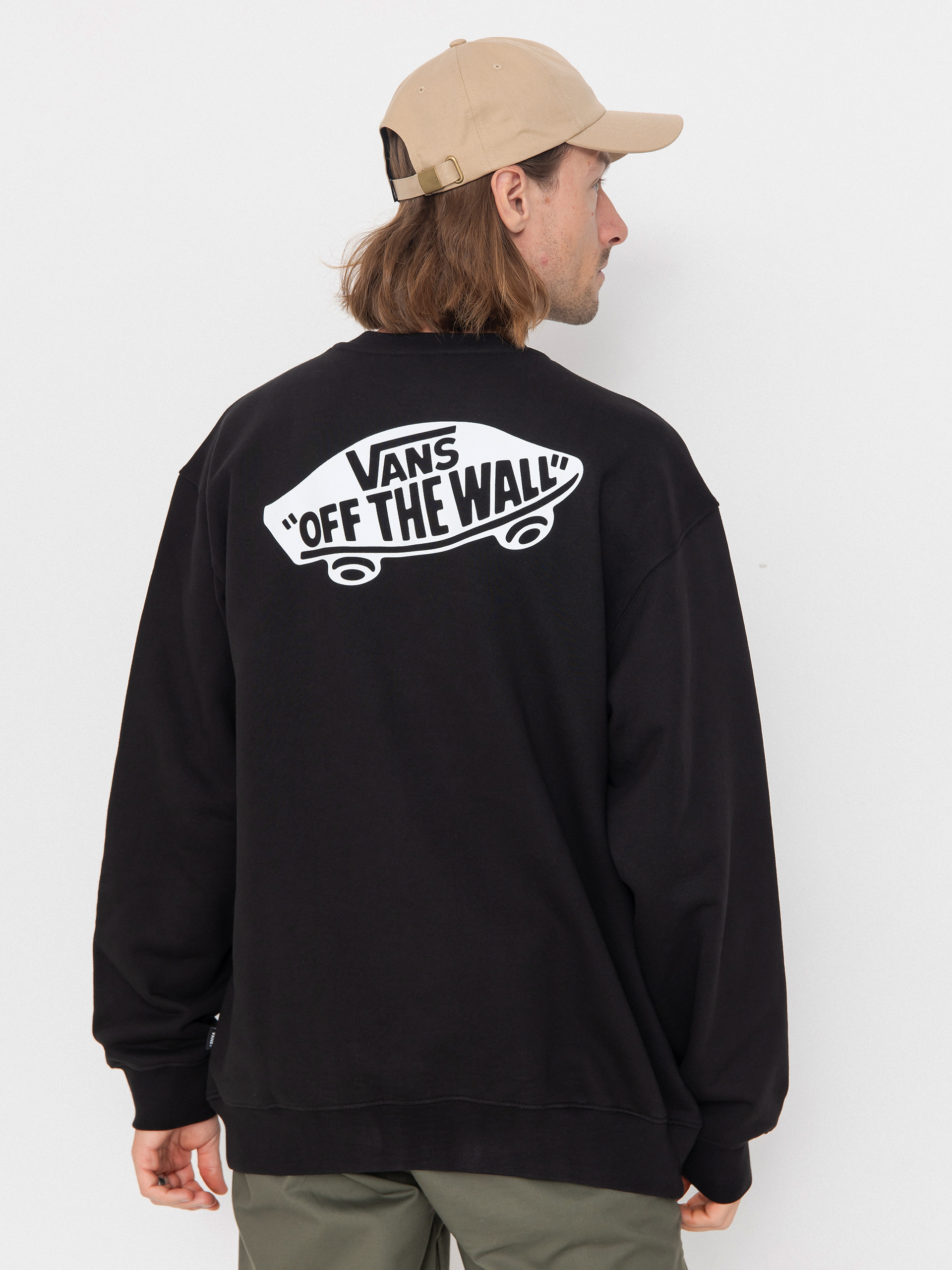 Vans Style 76 II Loose Ft Crew Sweatshirt (black/white)