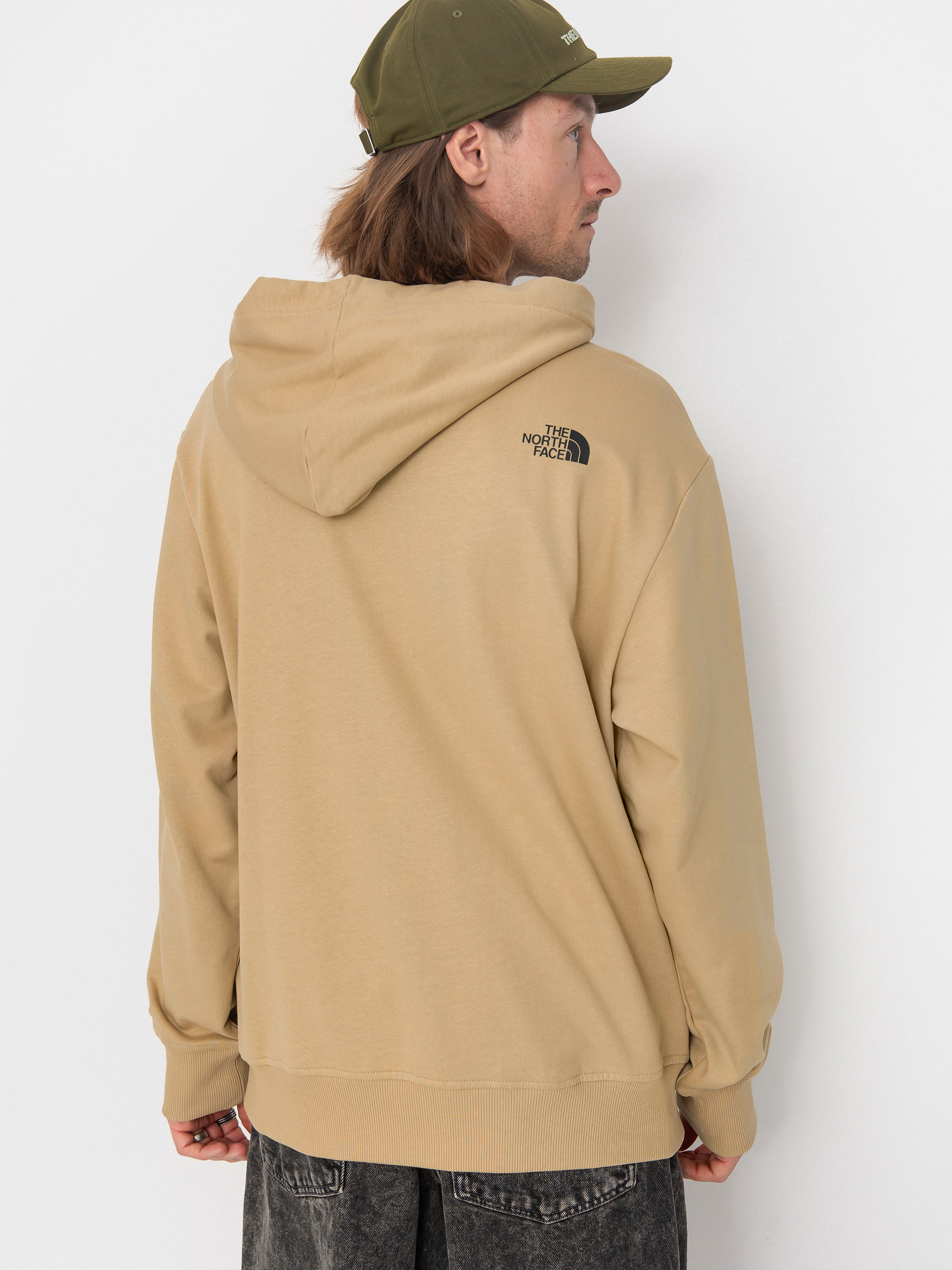 The North Face Mountain Logo Relaxed HD Hoodie (khaki stone)