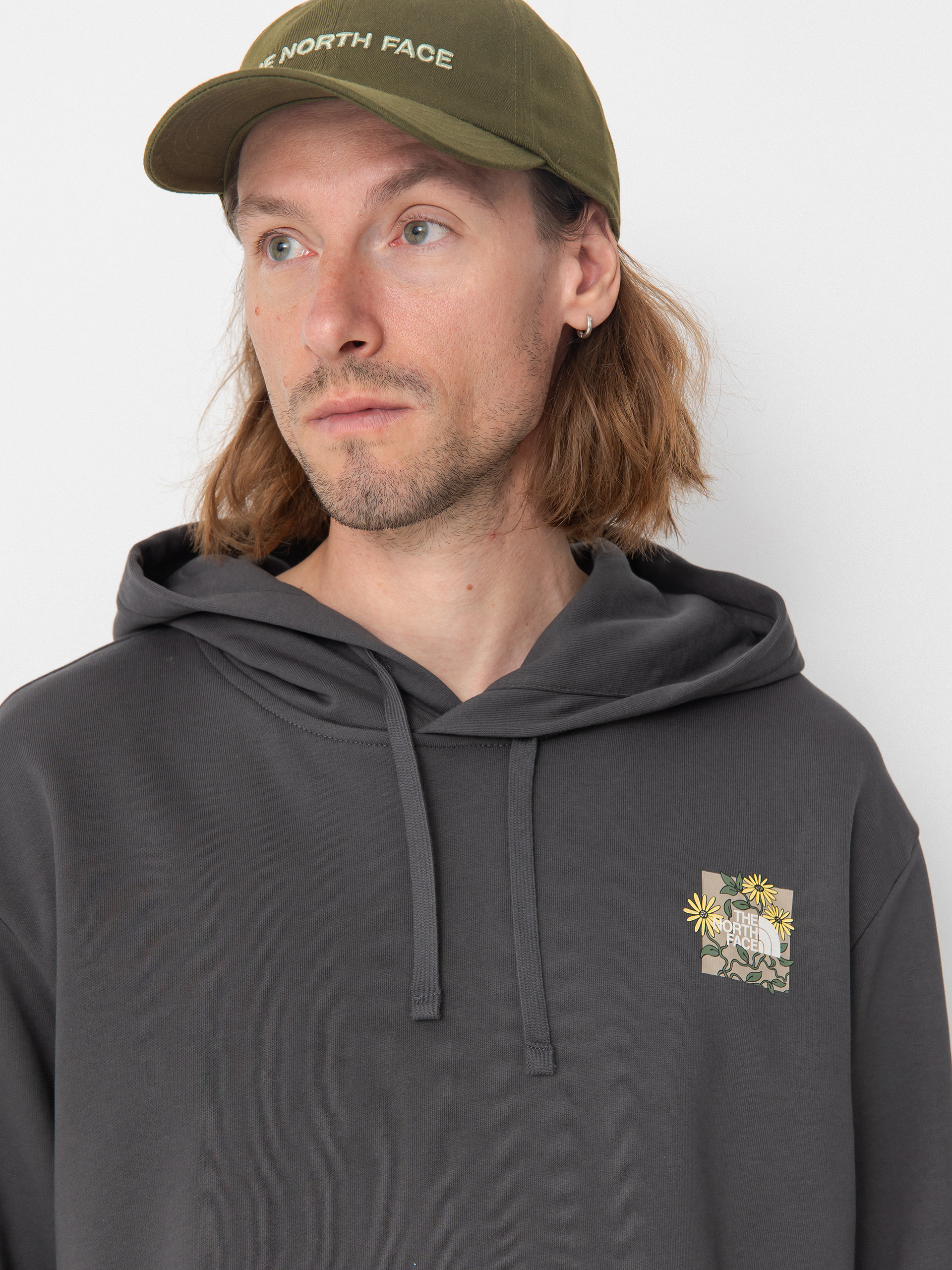 The North Face Connect Relaxed Graphic HD Hoodie (anthracite grey)