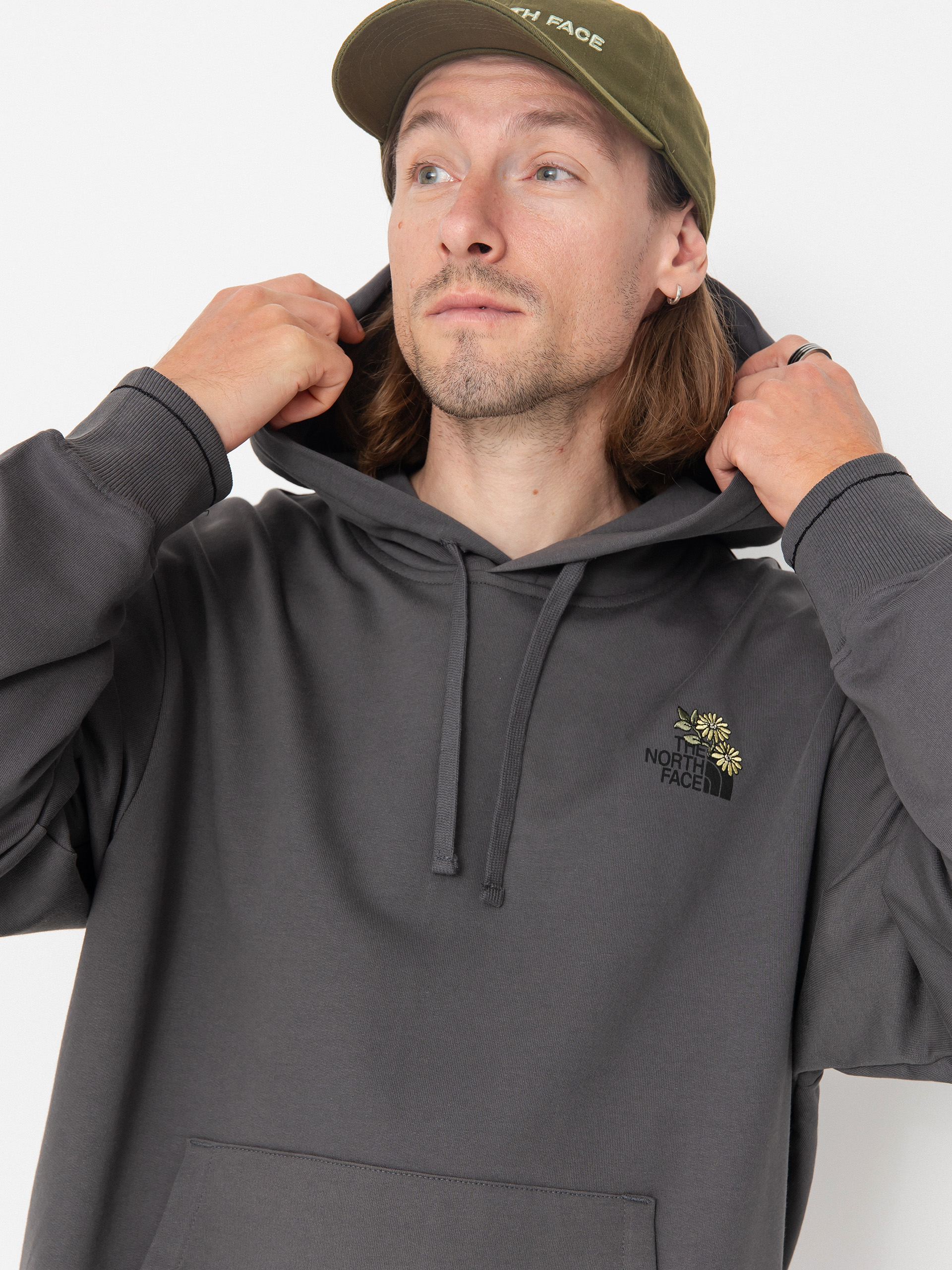 The North Face Flower Dome Relaxed HD Hoodie (anthracite grey)