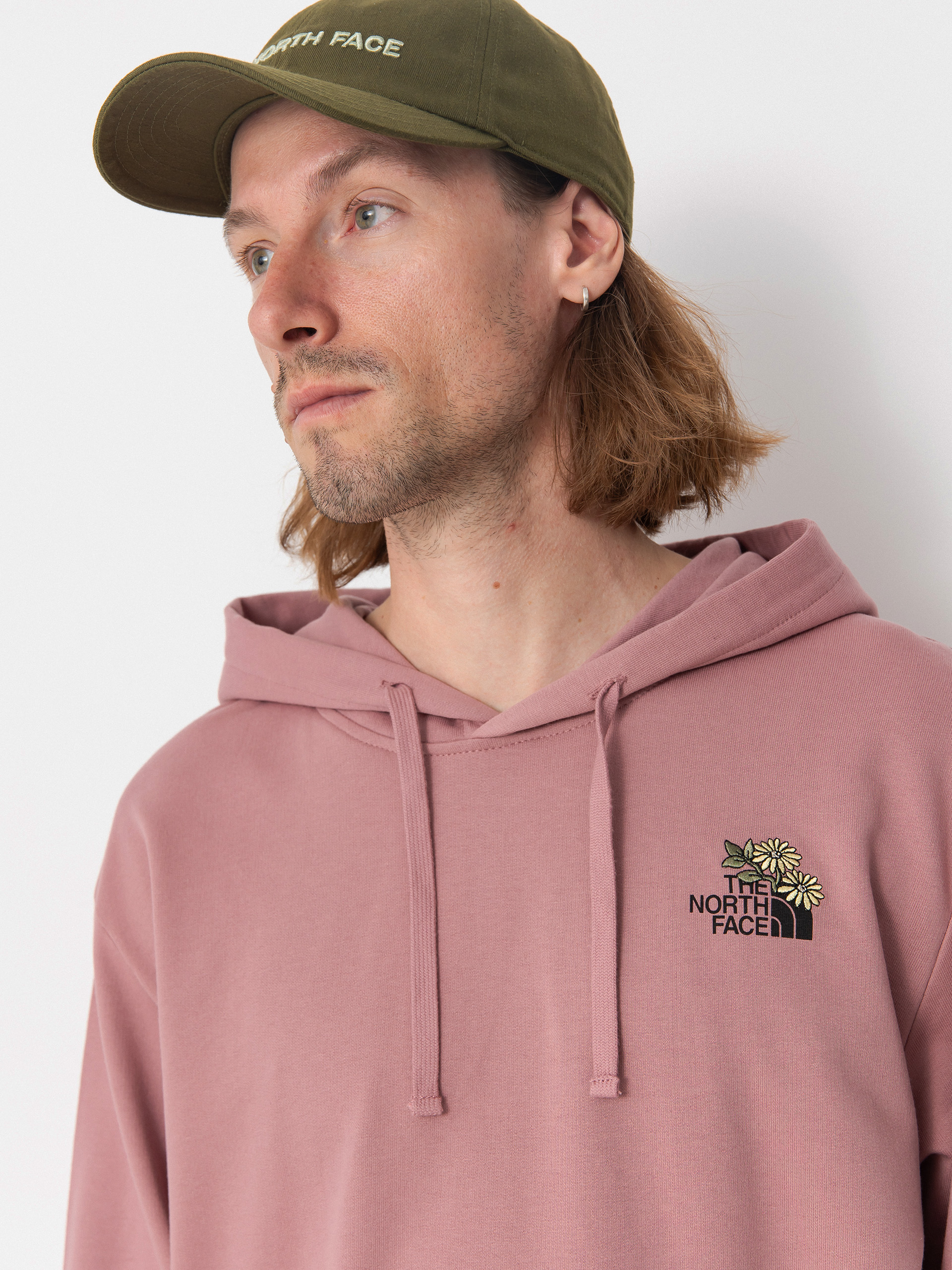 The North Face Flower Dome Relaxed HD Hoodie (nostalgia rose)