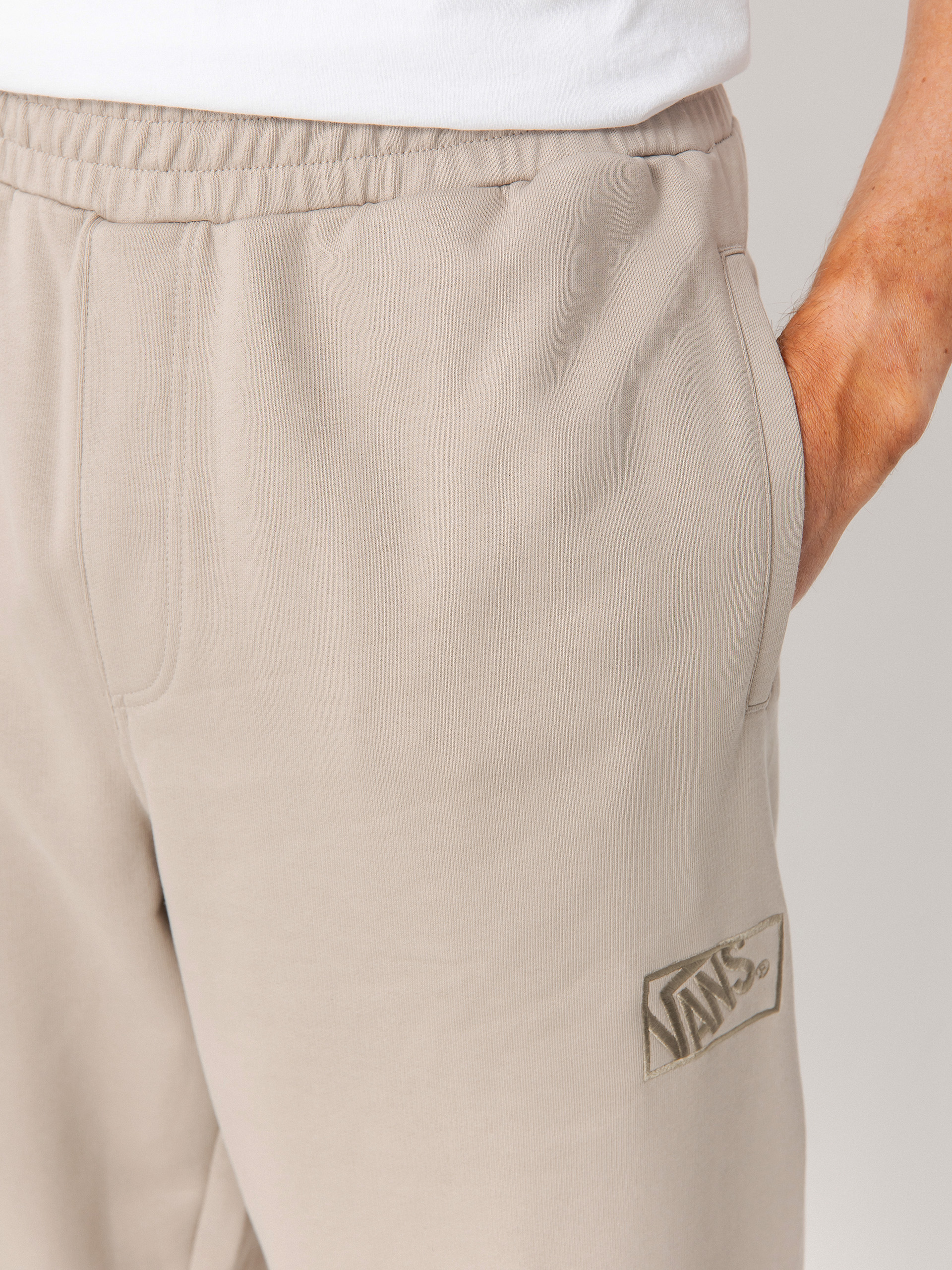 Vans Blocked Box Loose Sweatpant Ft Pants (mushroom)