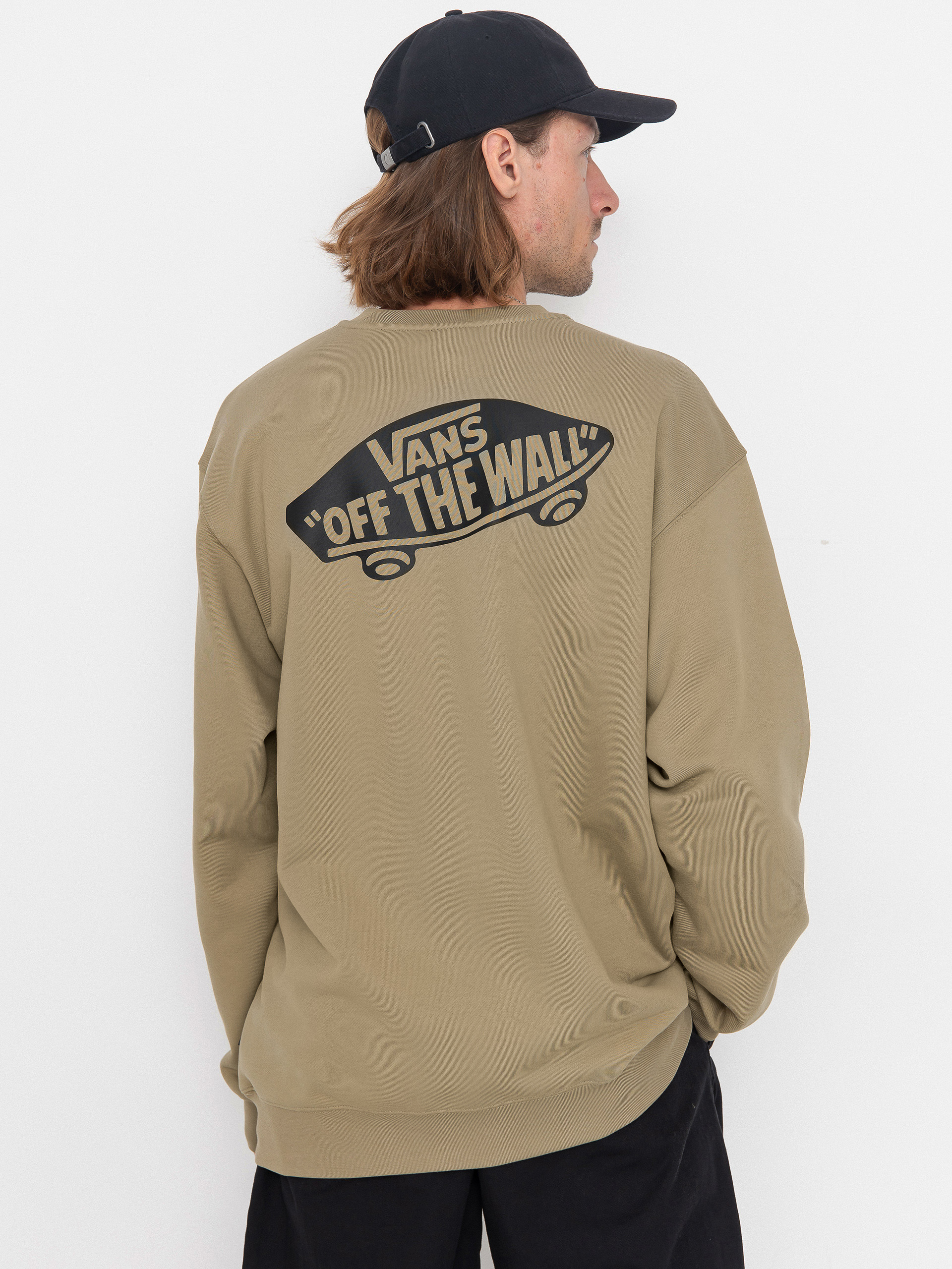 Vans Sweatshirt Style 76 II Loose Ft Crew - brown (bay leaf)