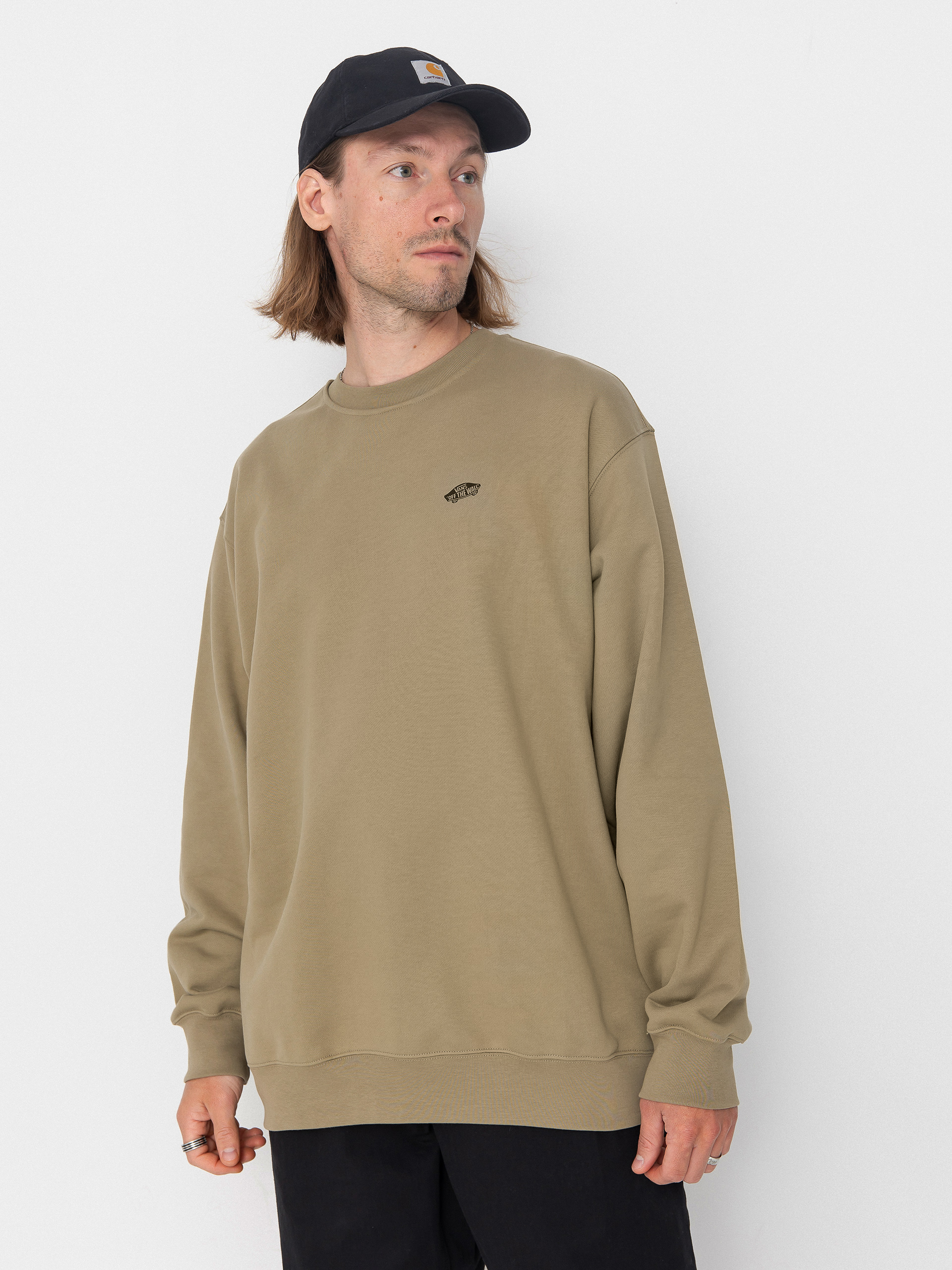 Vans Sweatshirt Style 76 II Loose Ft Crew - brown (bay leaf)
