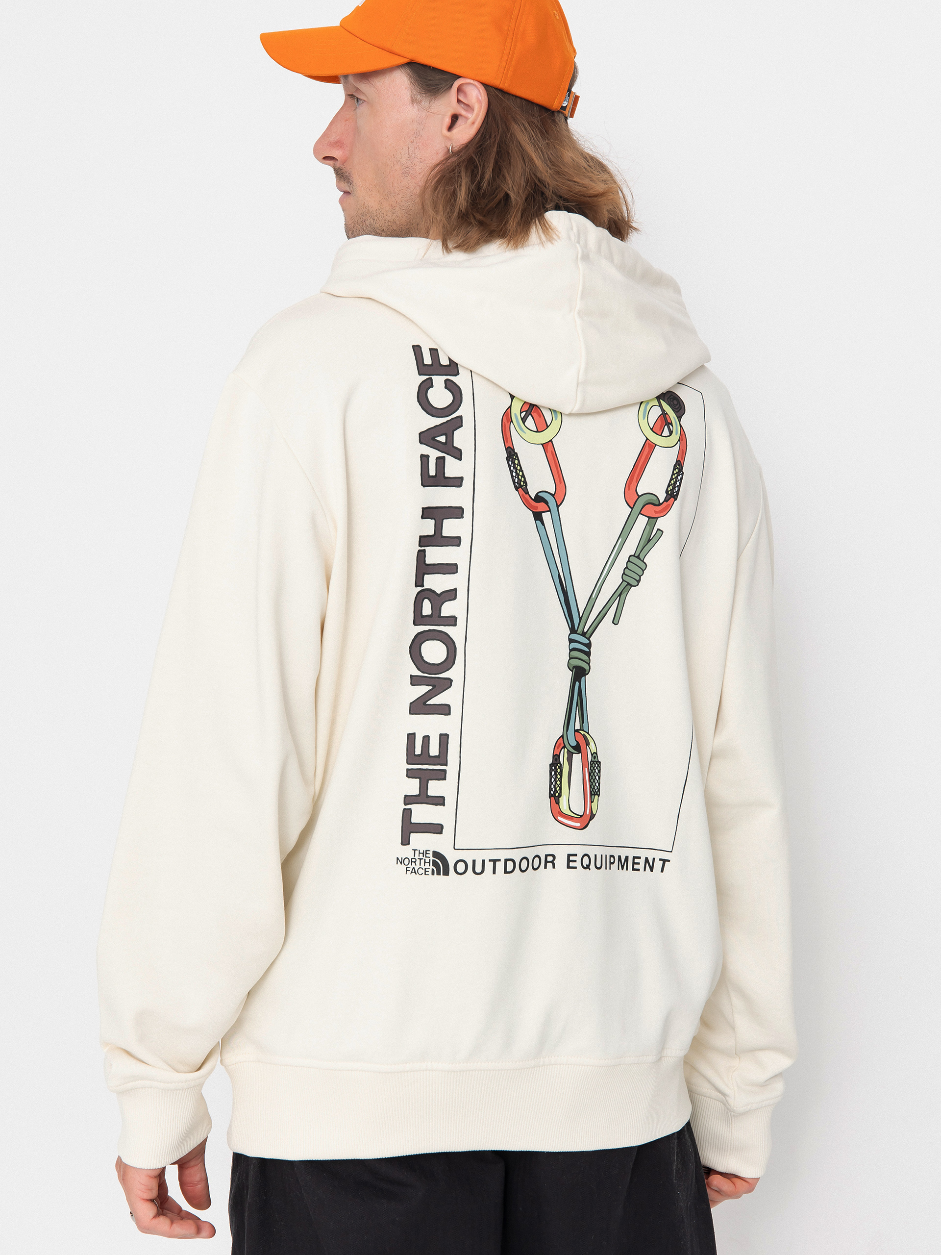The North Face Explore Gear Relaxed HD Hoodie (white dune)