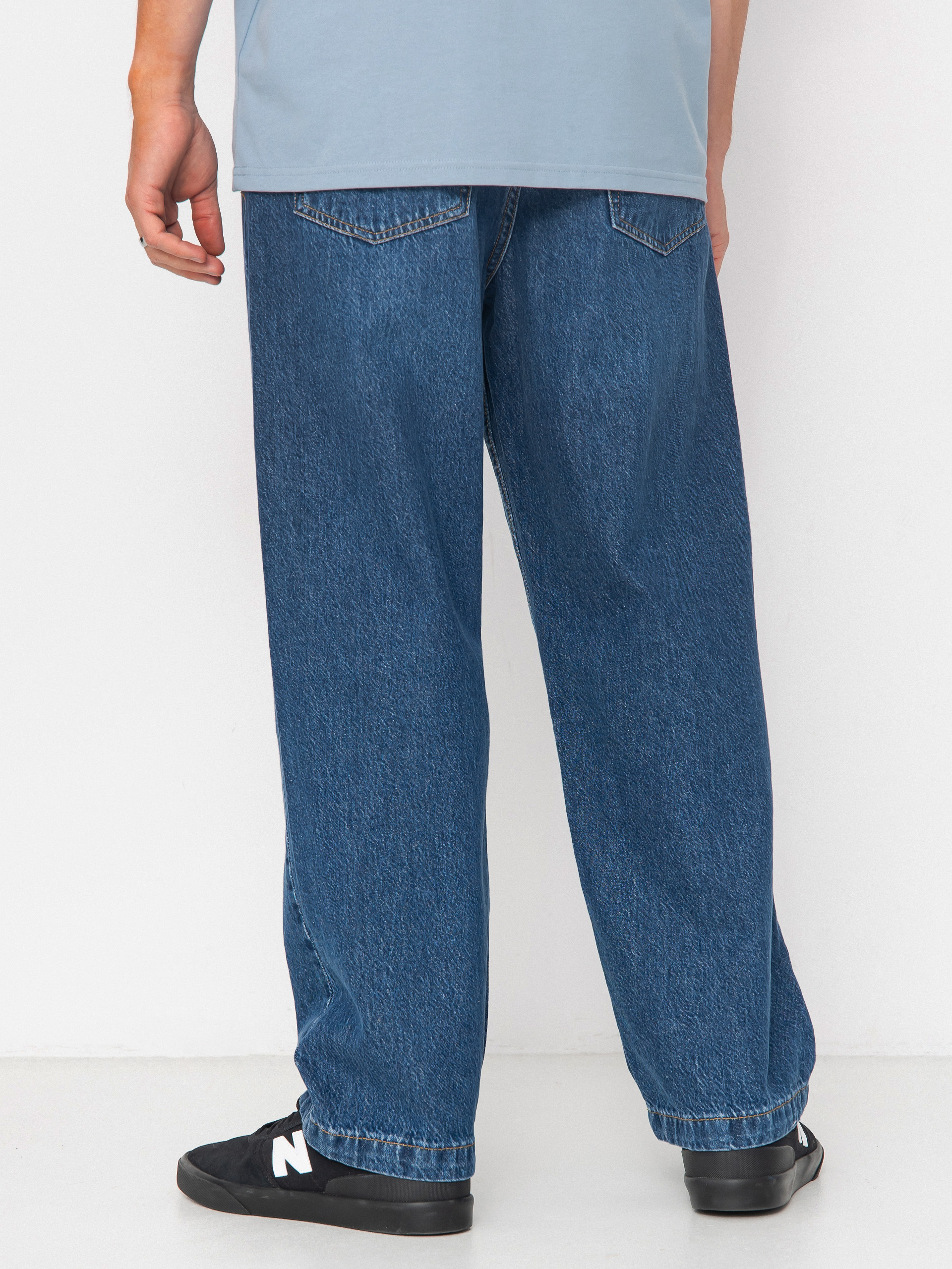 DC Worker Baggy Denim Rsi Pants (stone indigo)