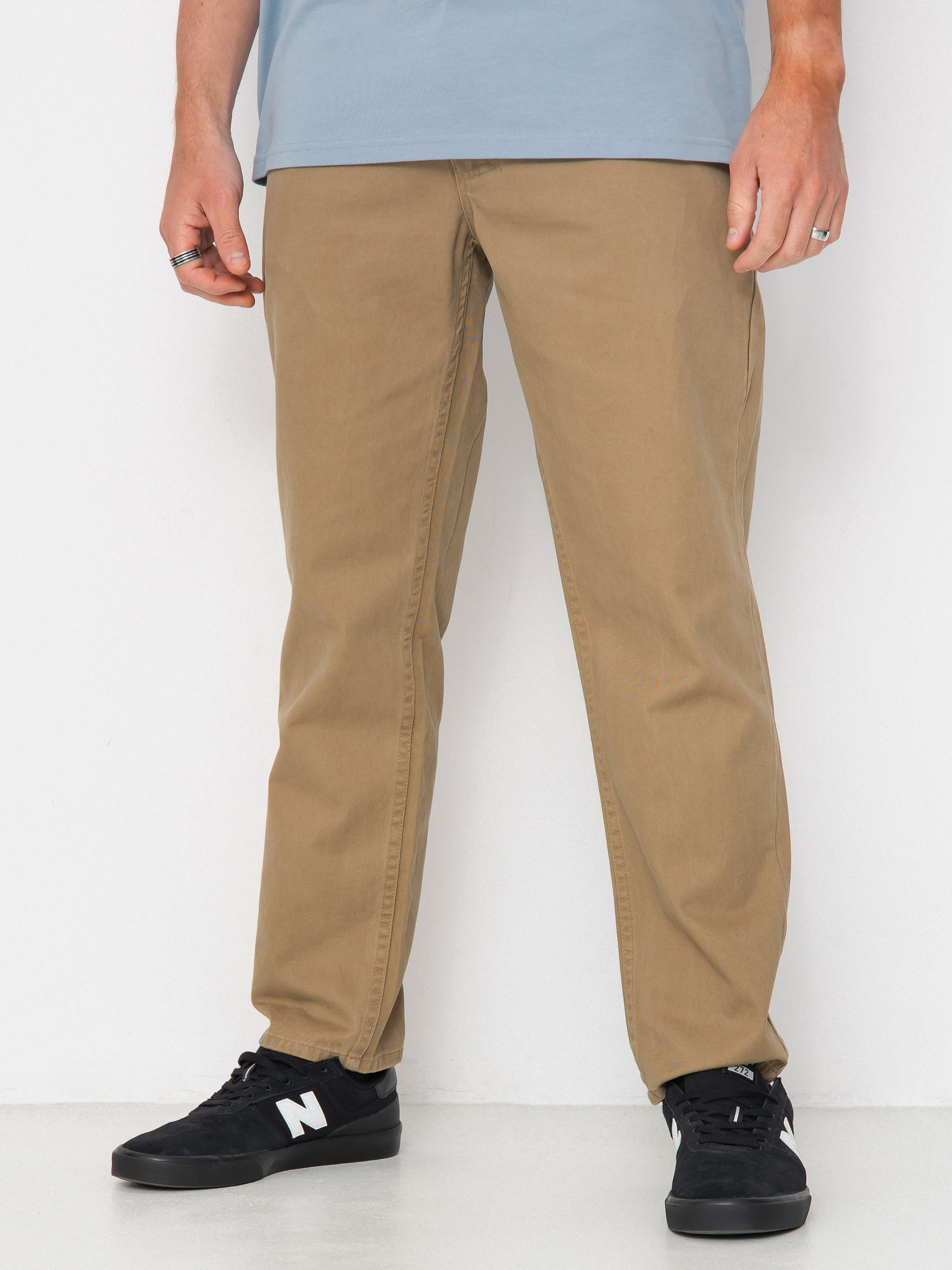 パンツ ESPIONAGE Skater Chino Pants Dark Beige Volcom Frickin Skate Chino Pants - Dark Earth - Supereight