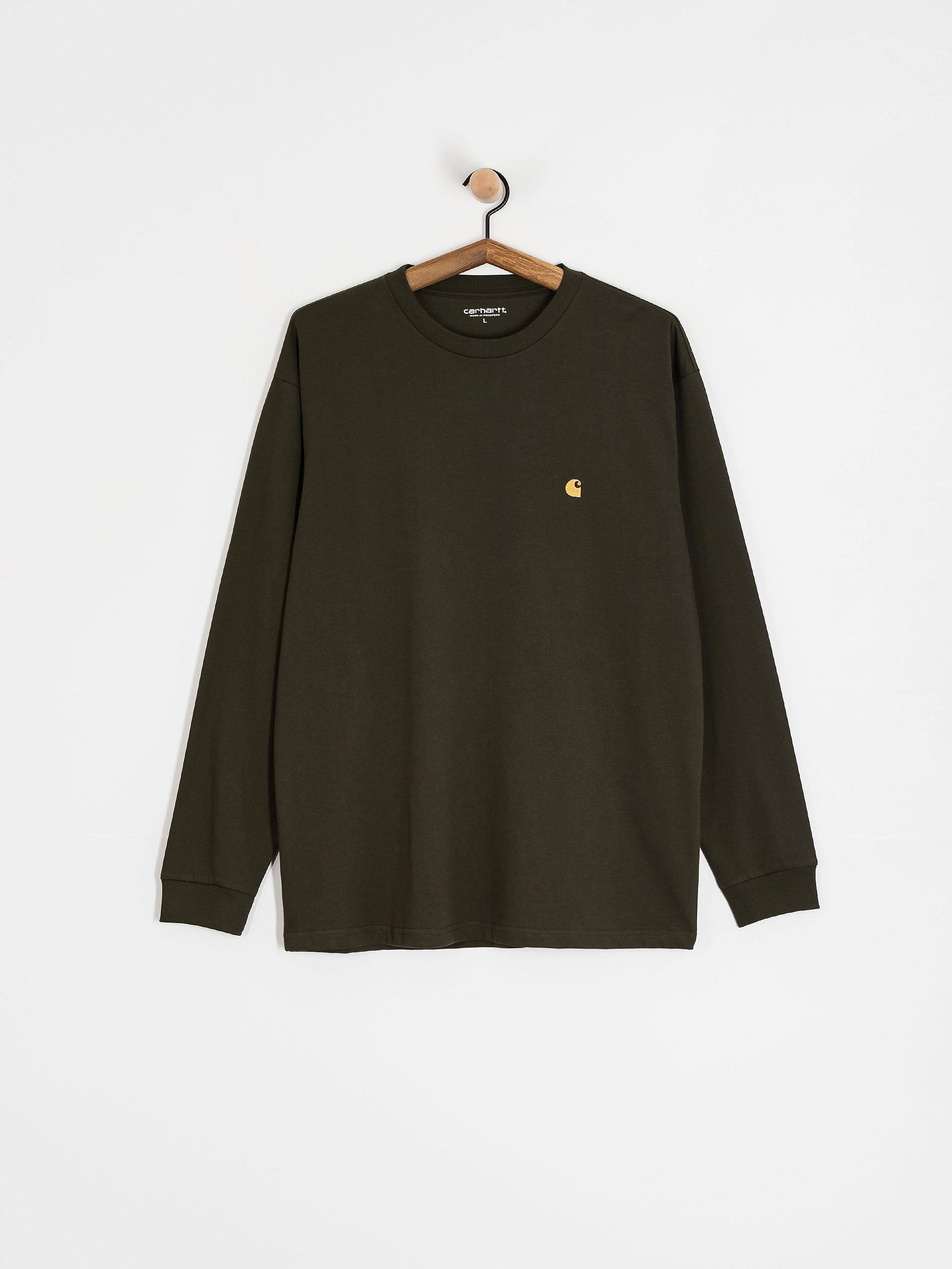 Carhartt WIP Chase Longsleeve (olive/gold)