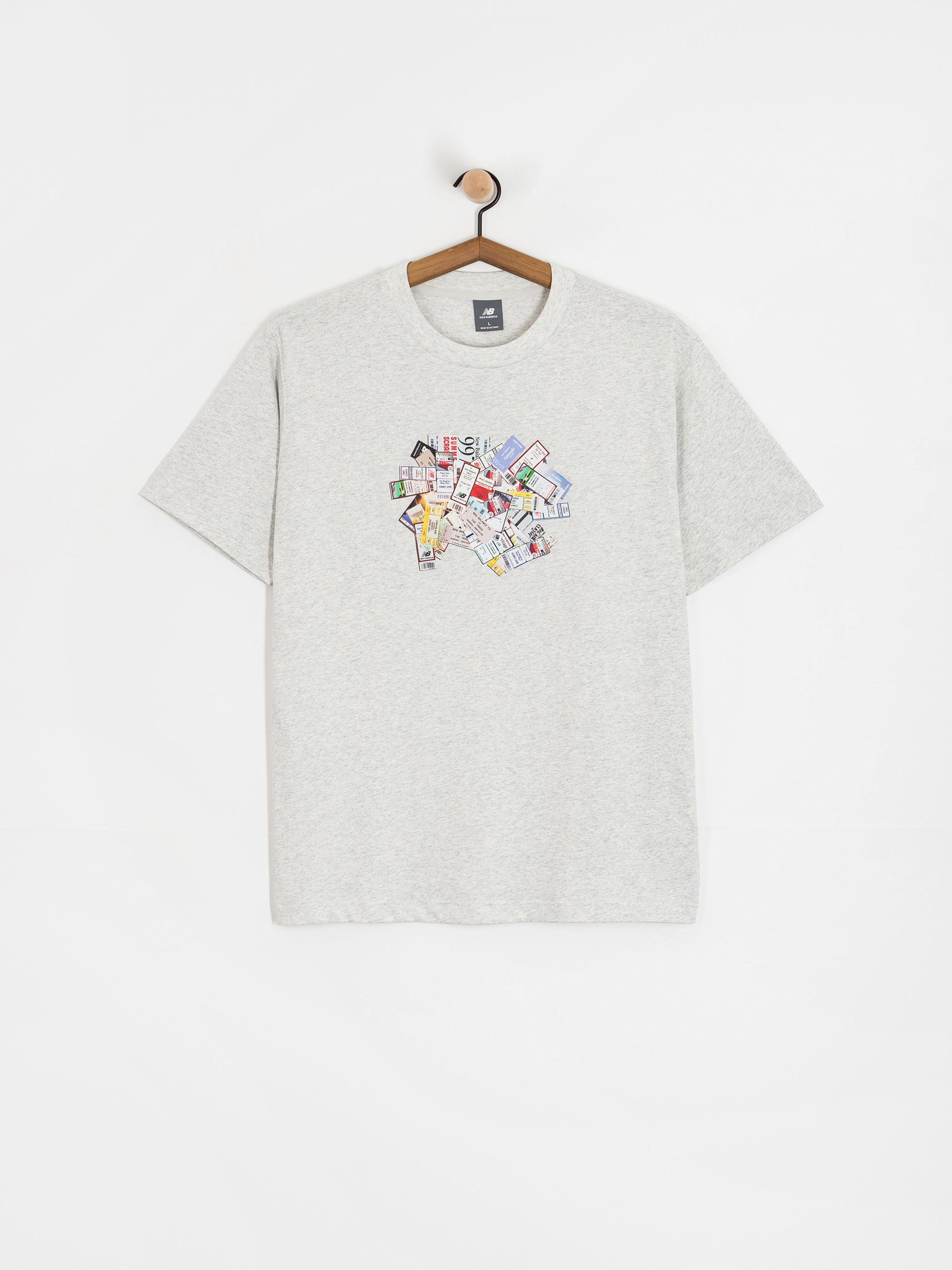 New Balance Athletics Ticket T-Shirt (grey)