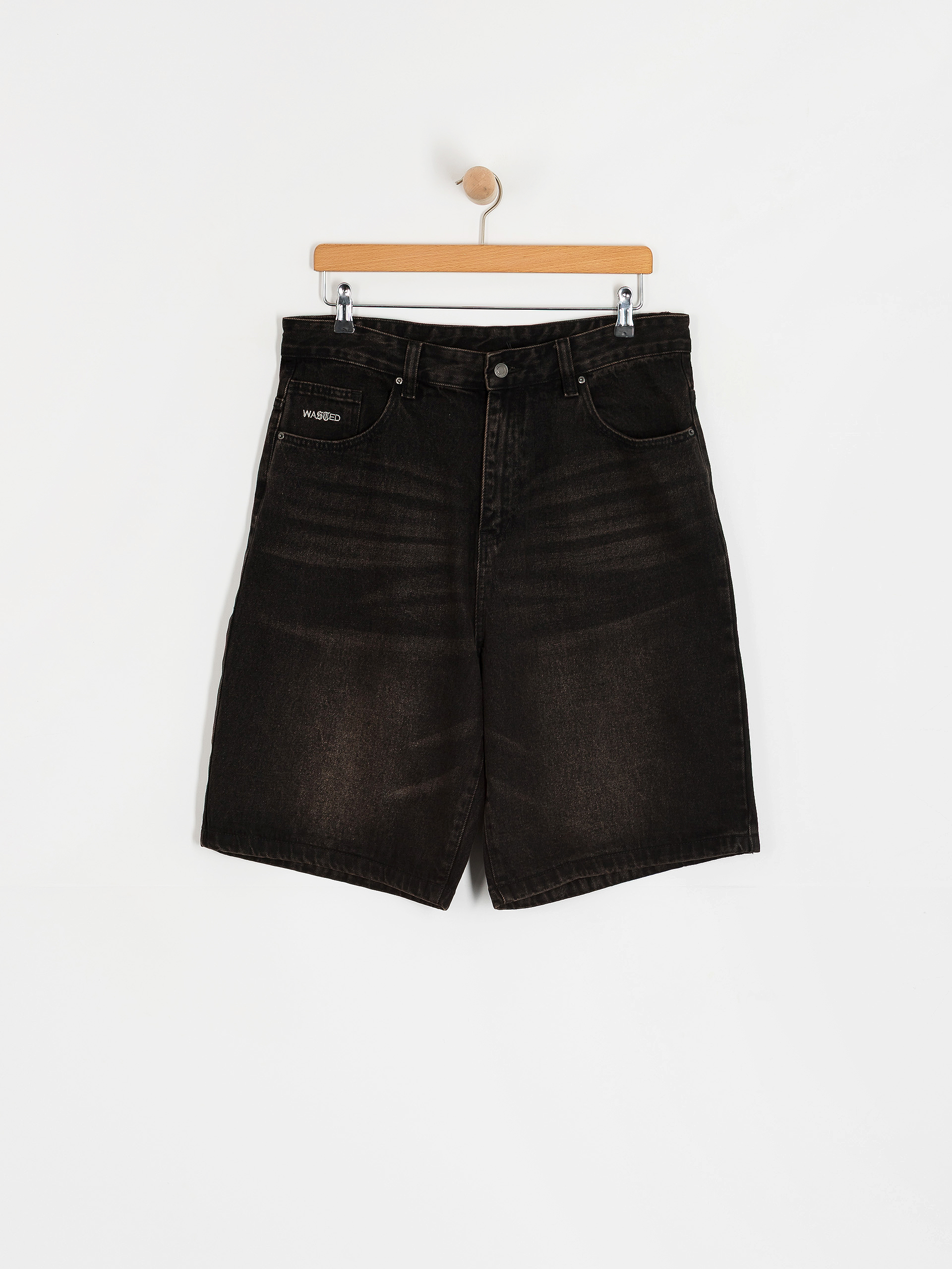 ◆GLOWNY◆ G WOOL MINI SHORTS CHARCOAL GC24WTPT005CC G WOOL MINI SHORTS (CHARCOAL) - GLOWNY