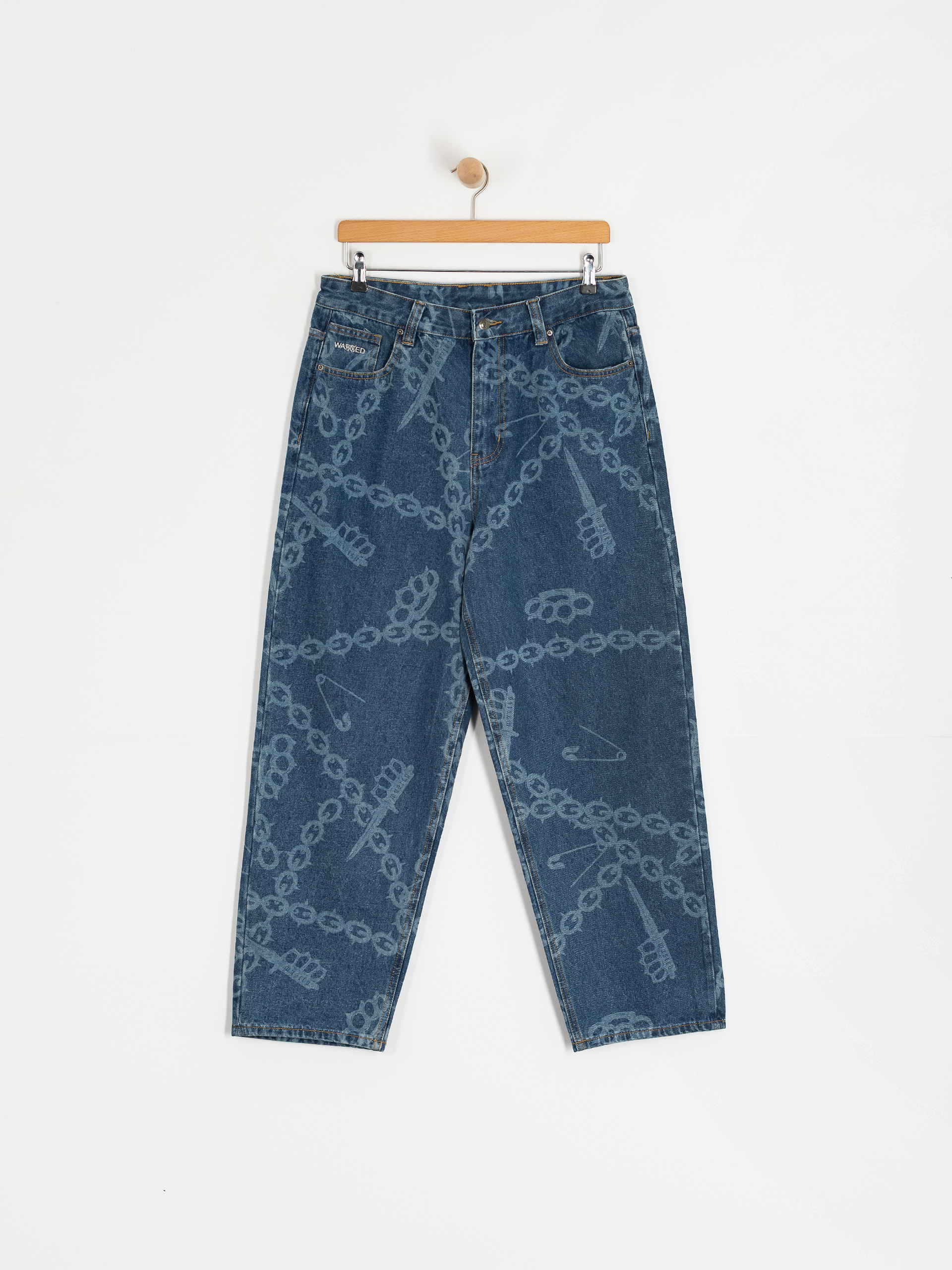 Wasted Paris Knuckles Casper Pants (washed blue)