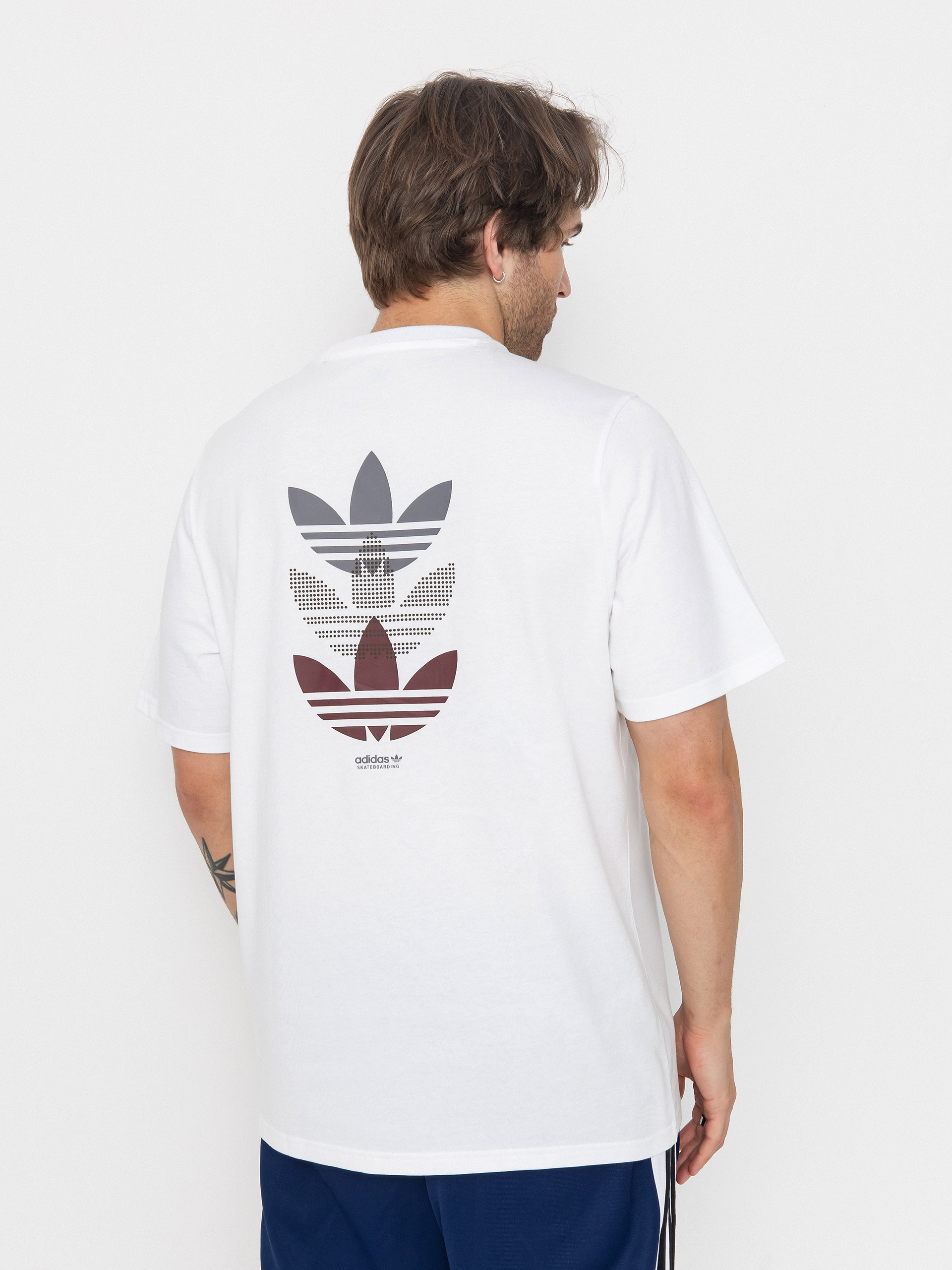☆adidas☆ skate tee white adidas Skate Tr Tre T-Shirt - white (white/shared)