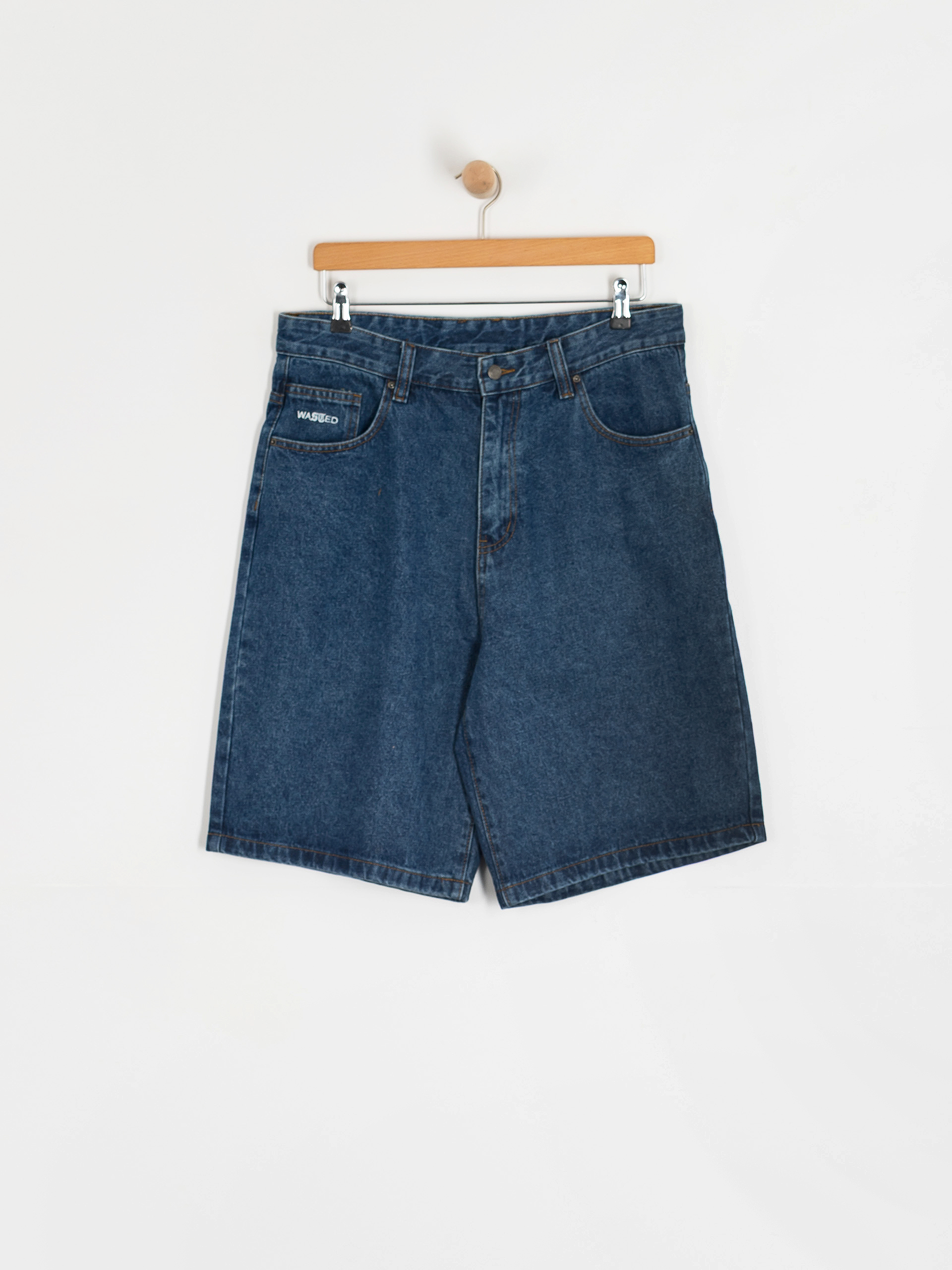 Wasted Paris Prey Casper Shorts (washed blue)