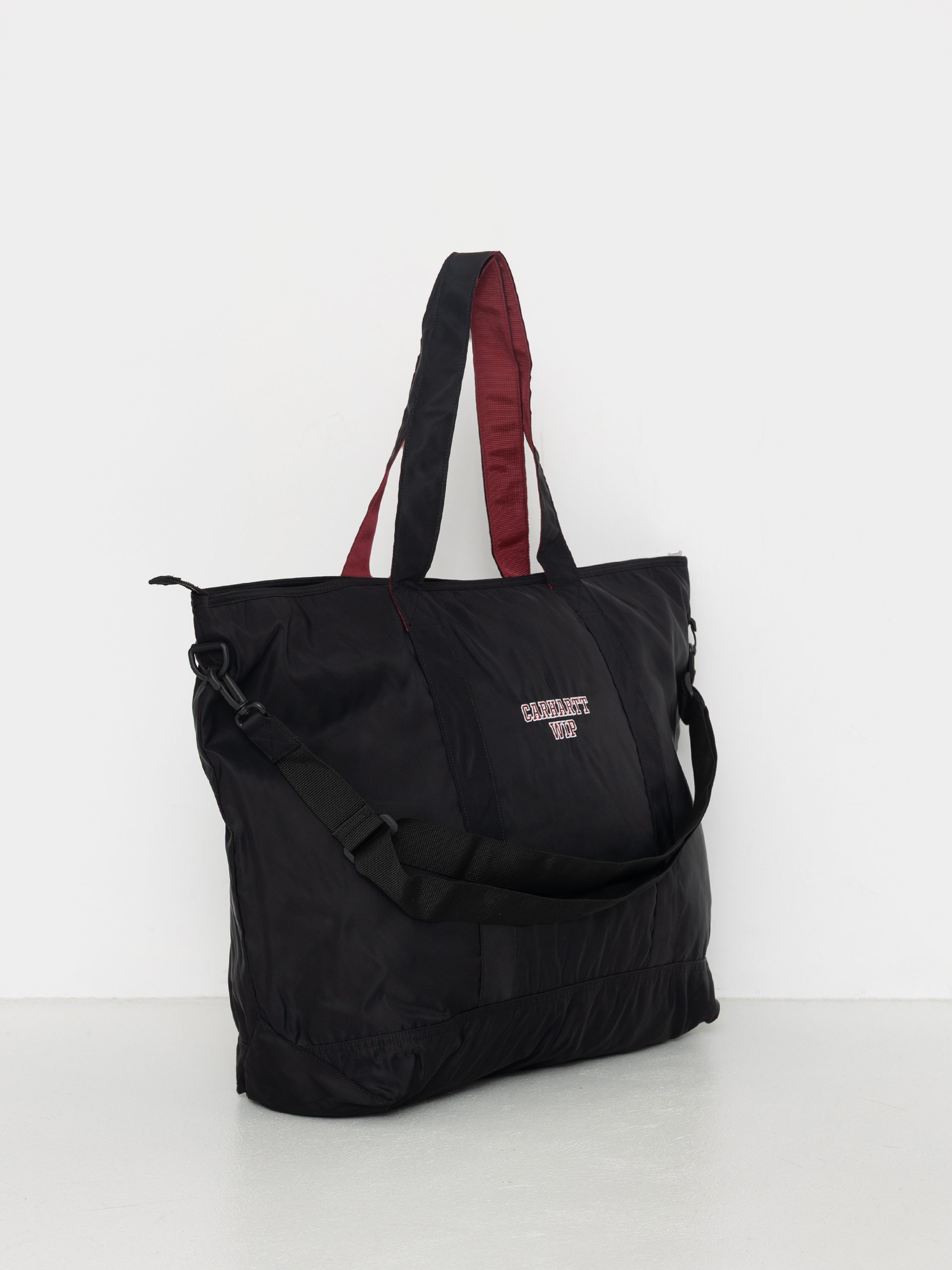 Carhartt WIP Schultertasche Alumni Tote (black/scarlet)
