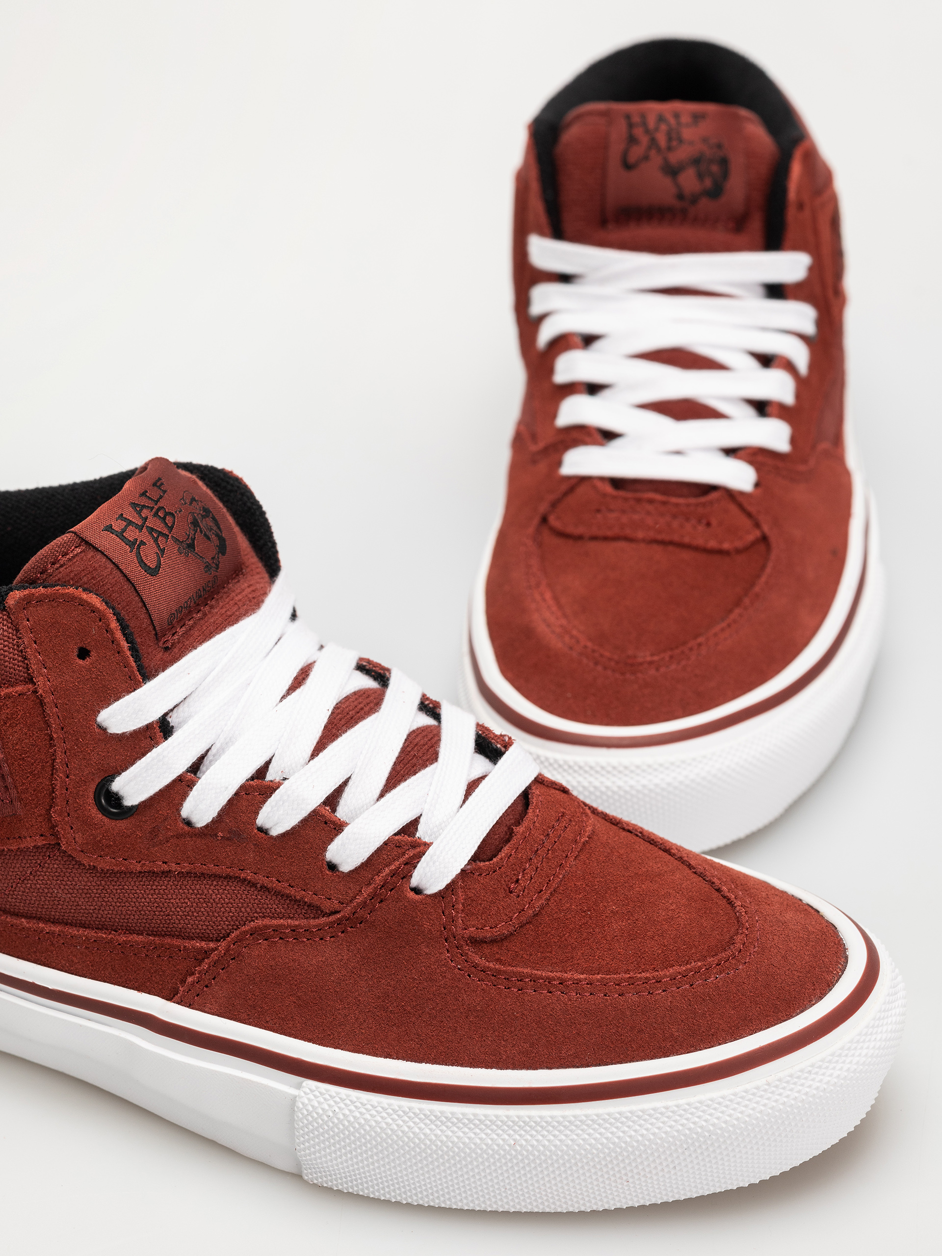 Vans Skate Half Cab Shoes - burgundy (brick/black)