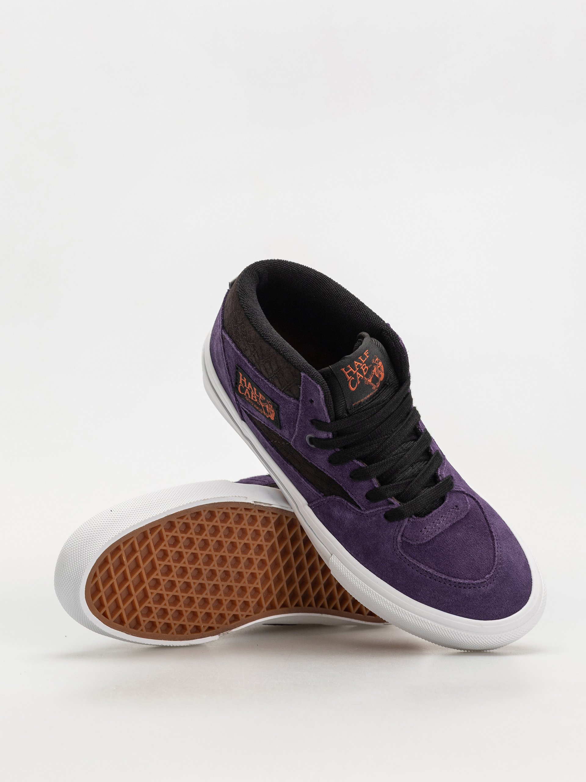 Vans Skate Half Cab Shoes (croc grape)
