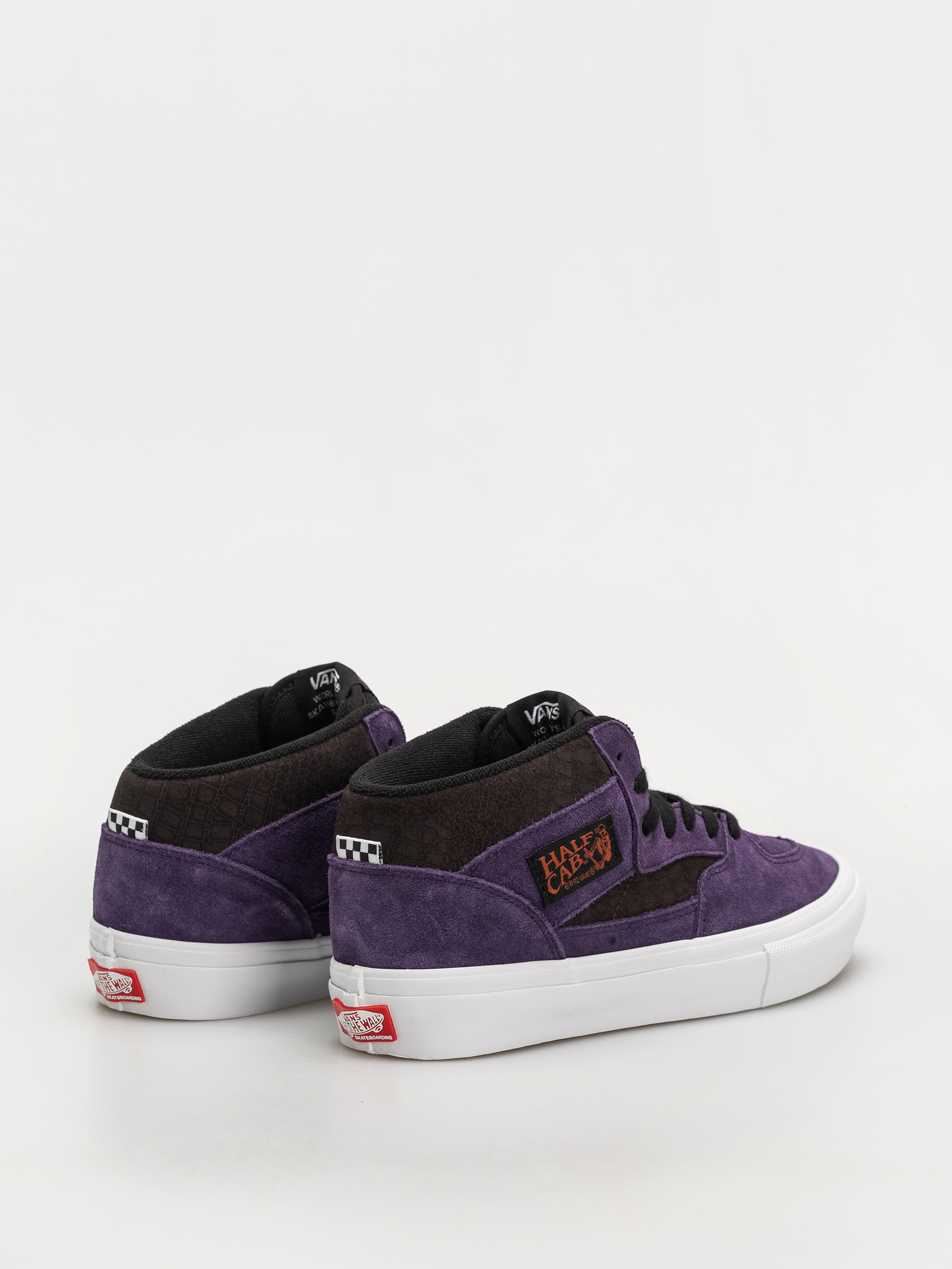 Vans Skate Half Cab Shoes - violet (croc grape)