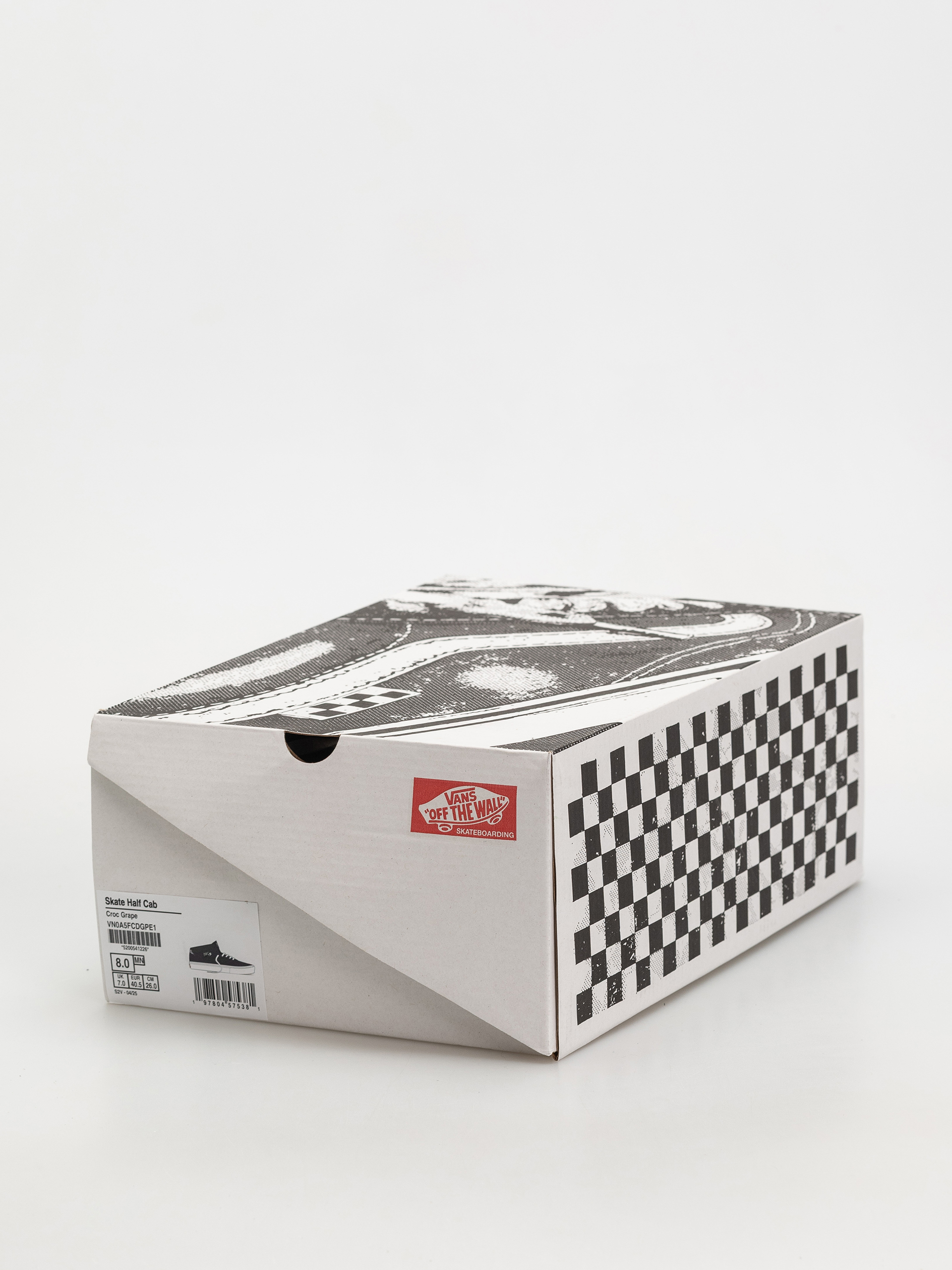 Vans Skate Half Cab Shoes (croc grape)