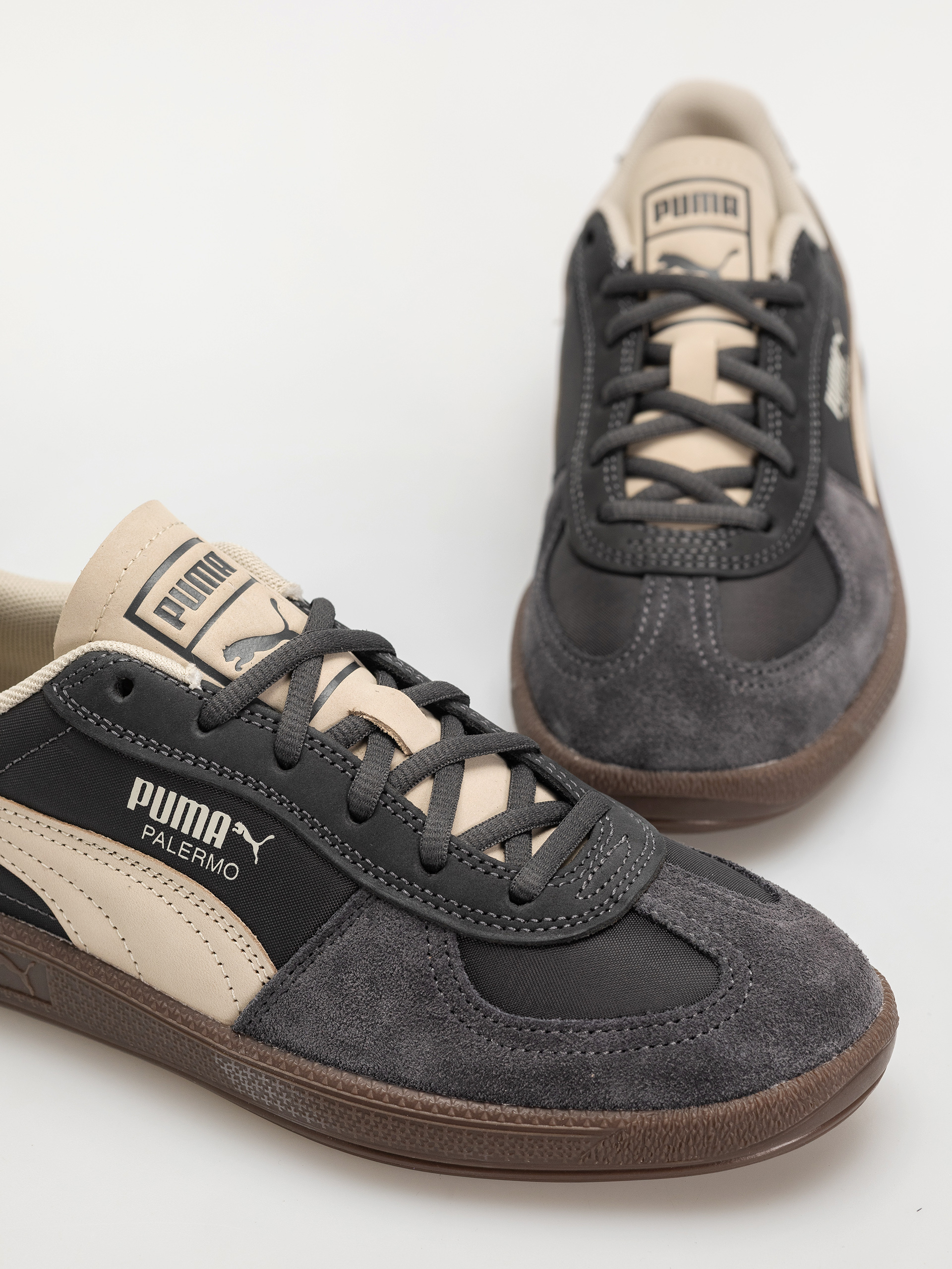 Puma Palermo Pop Schuhe (dusky gray/desert dust)