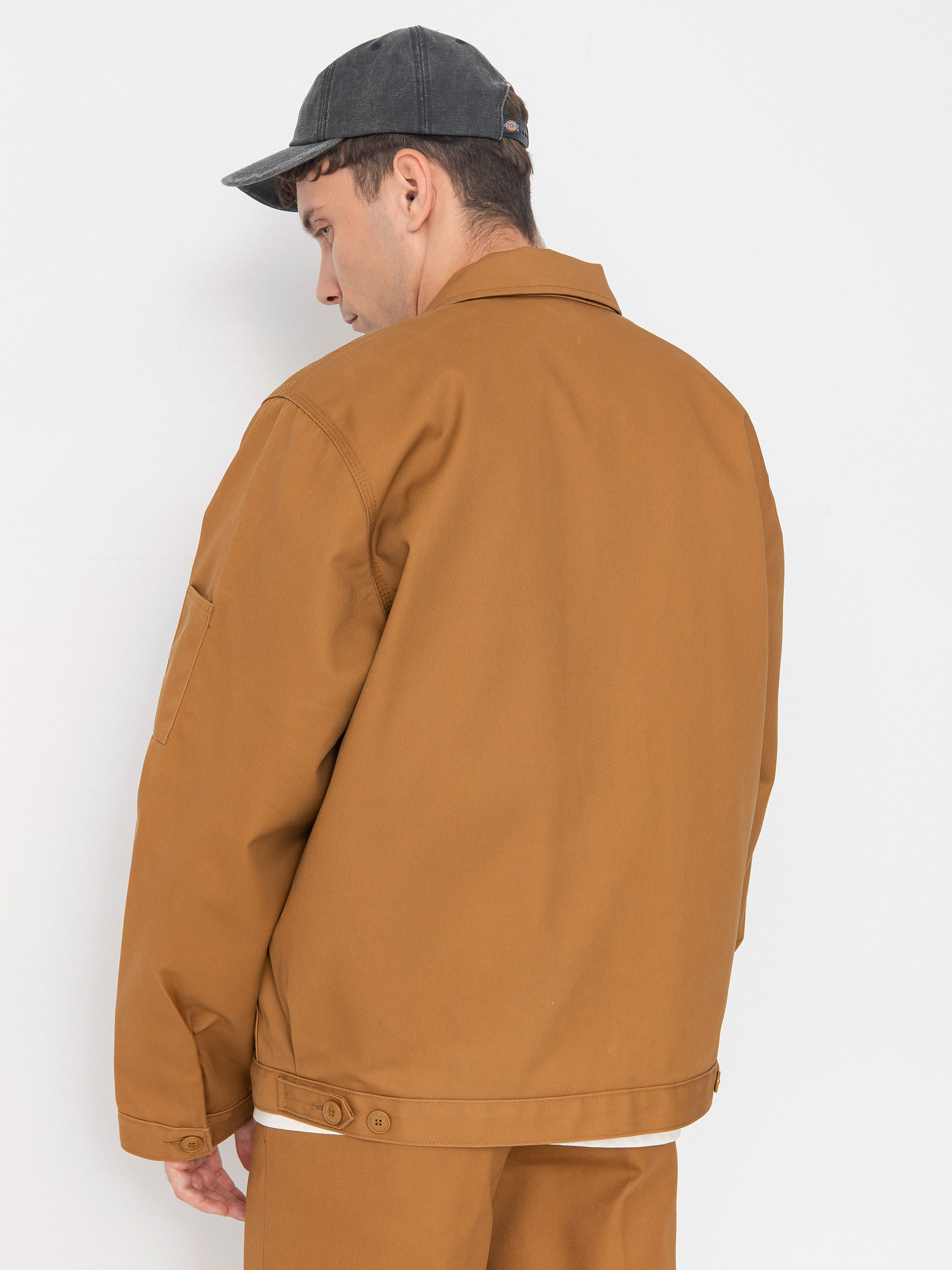 Dickies Lined Eisenhower Jacke (brown duck)