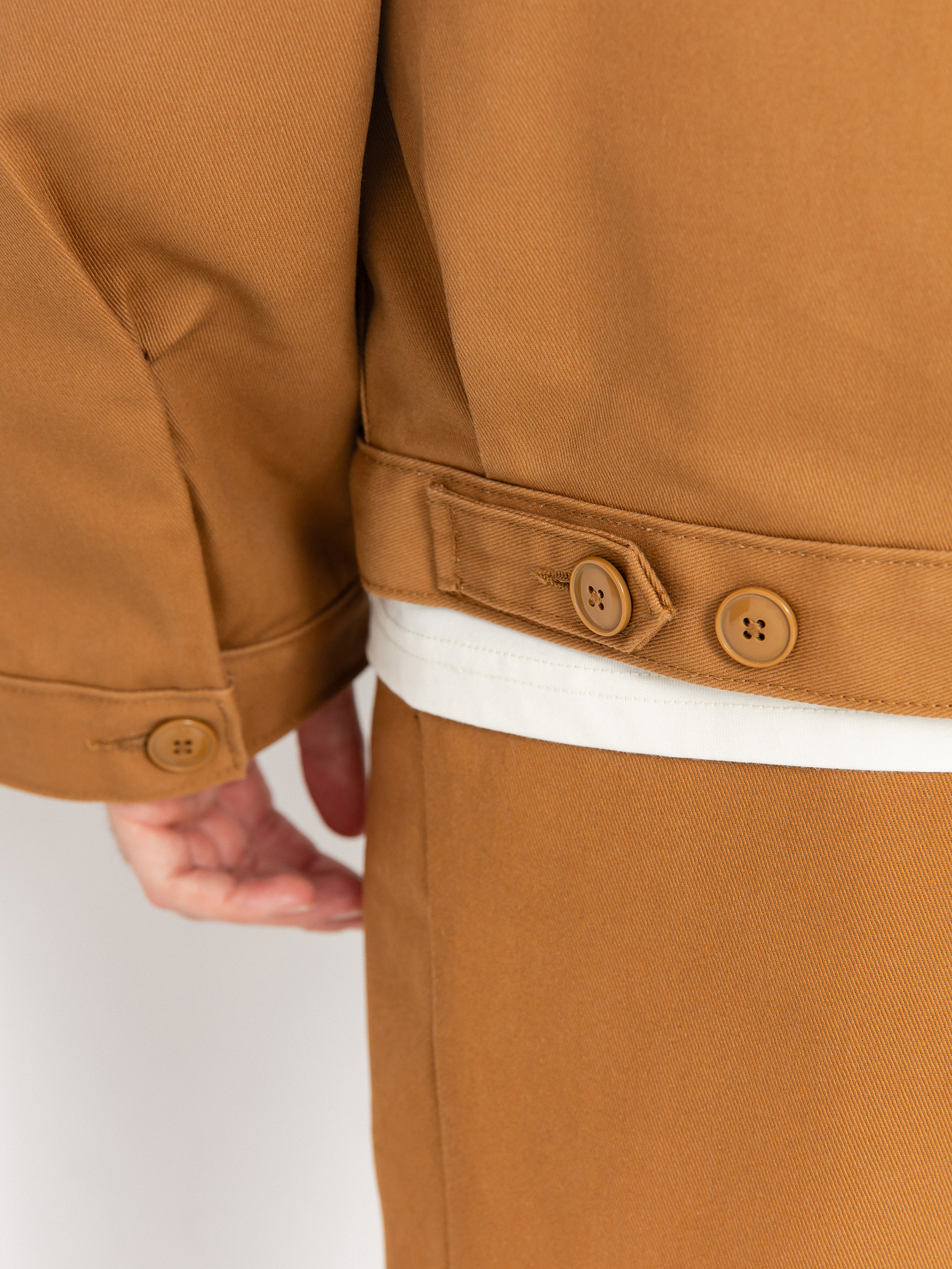 Dickies Lined Eisenhower Jacke (brown duck)